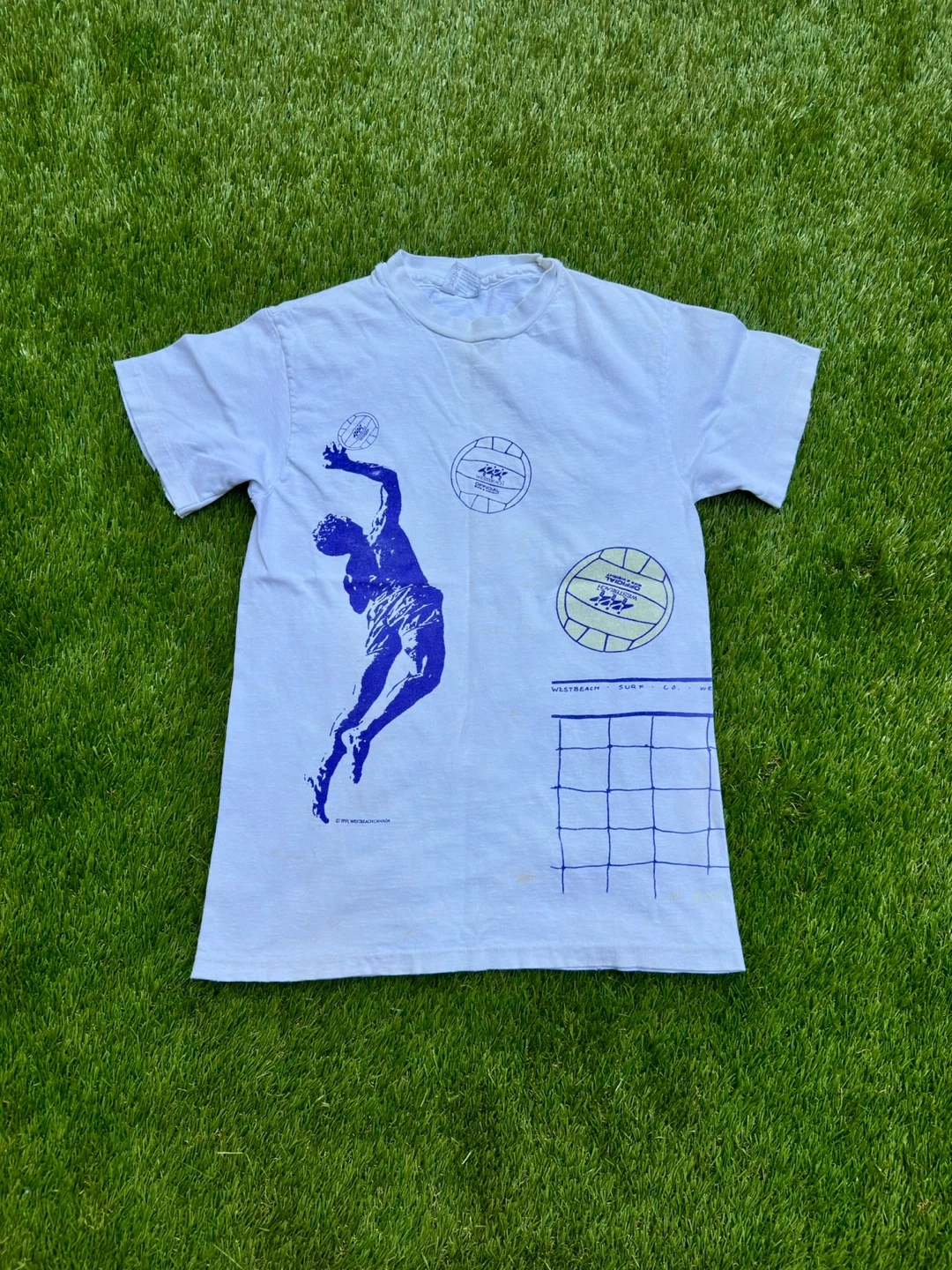 Vintage 1991 WestBeach Canada Volleyball Tee