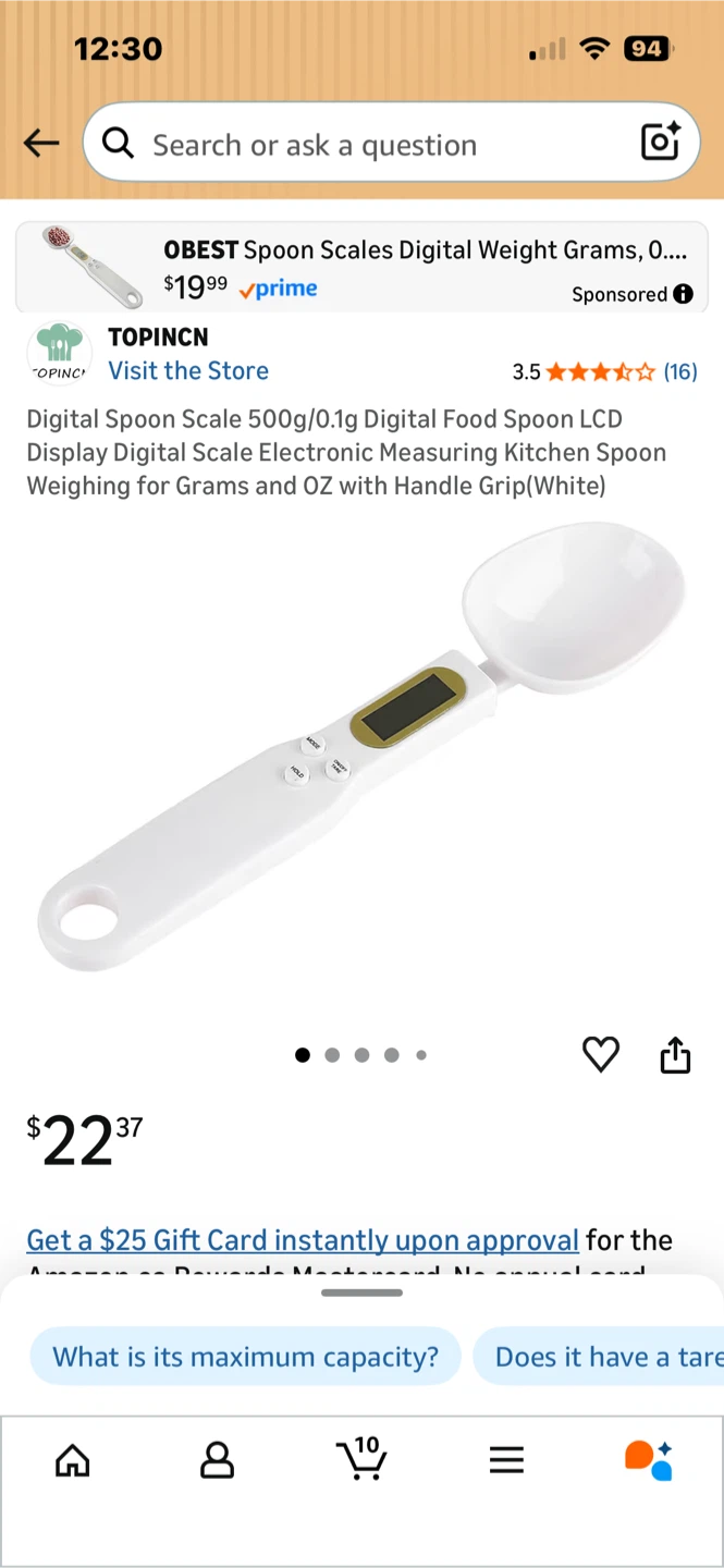 Digital Spoon Scale - photo 4