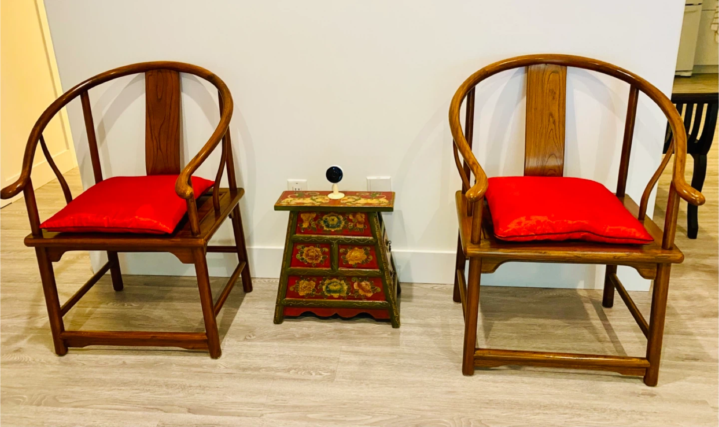 BEAUTIFUL VINTAGE CHINESE HARDWOOD CHAIR - photo 2
