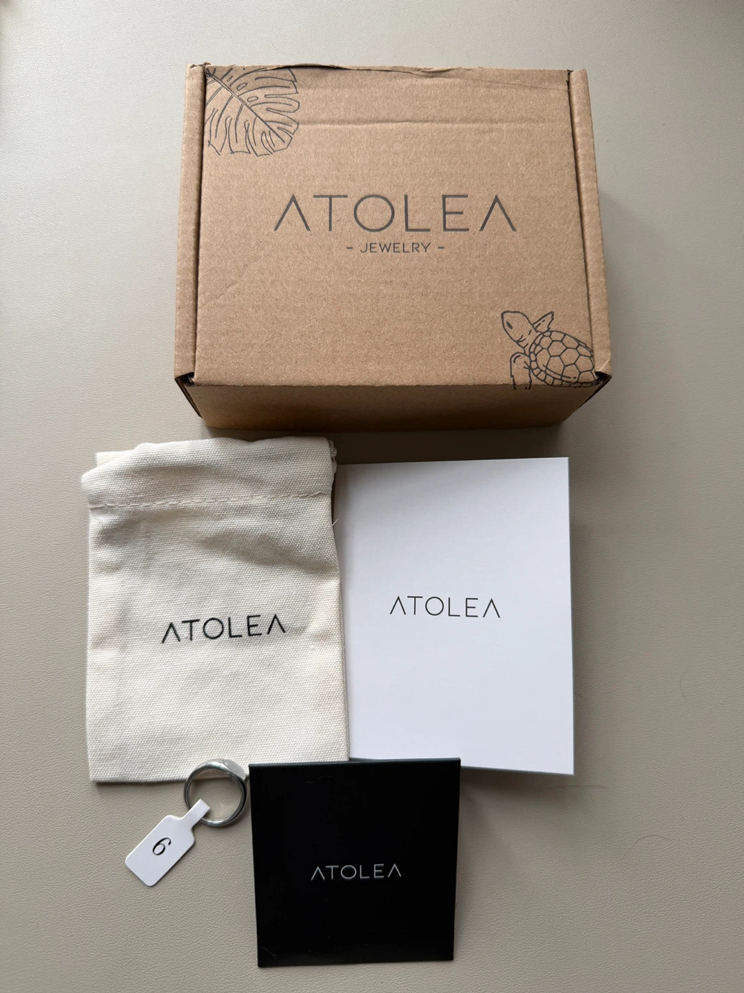 ATOLEA Moonstone Ring Size 6 - photo 2