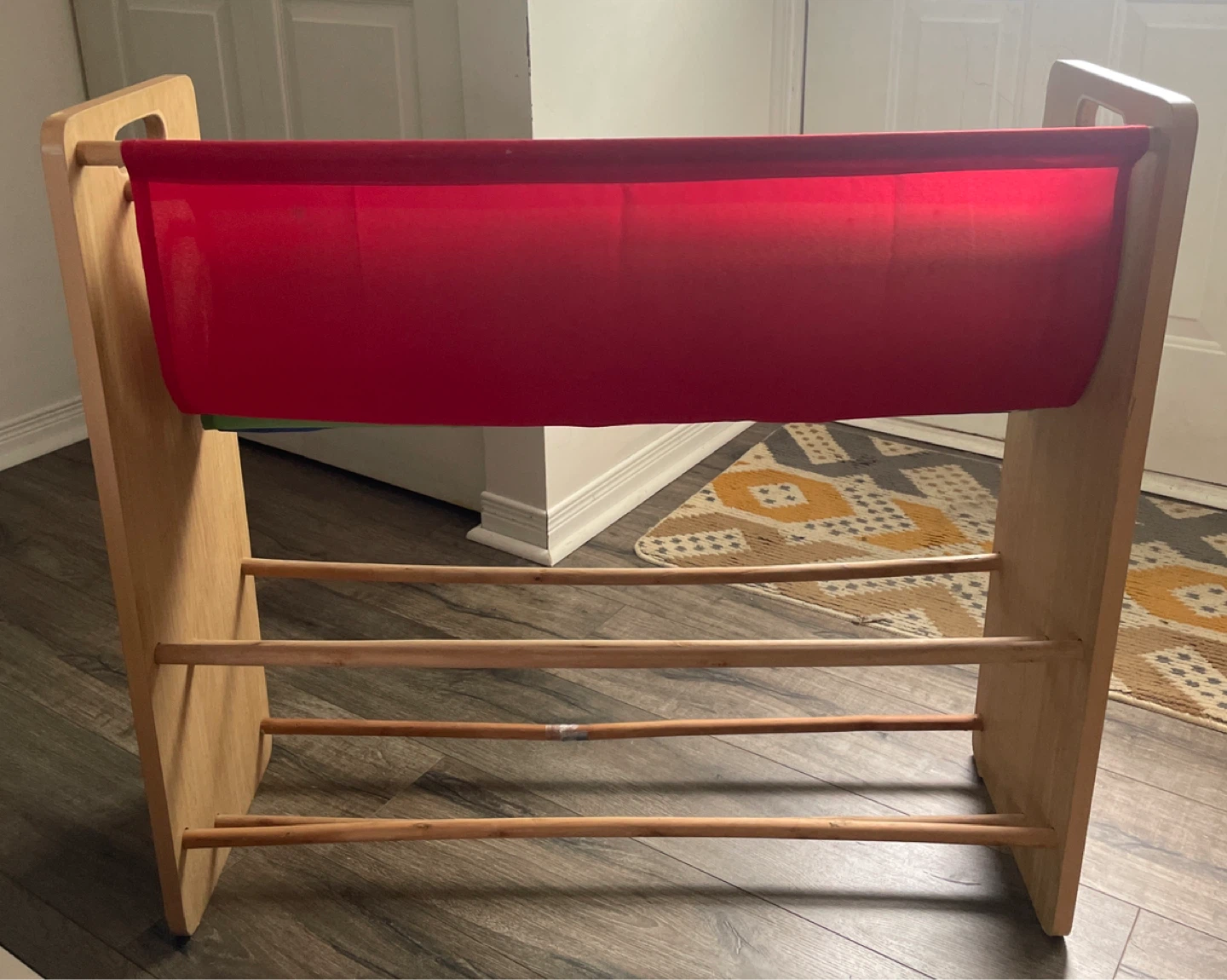 Kids Book Rack with Fabric Pockets - photo 3