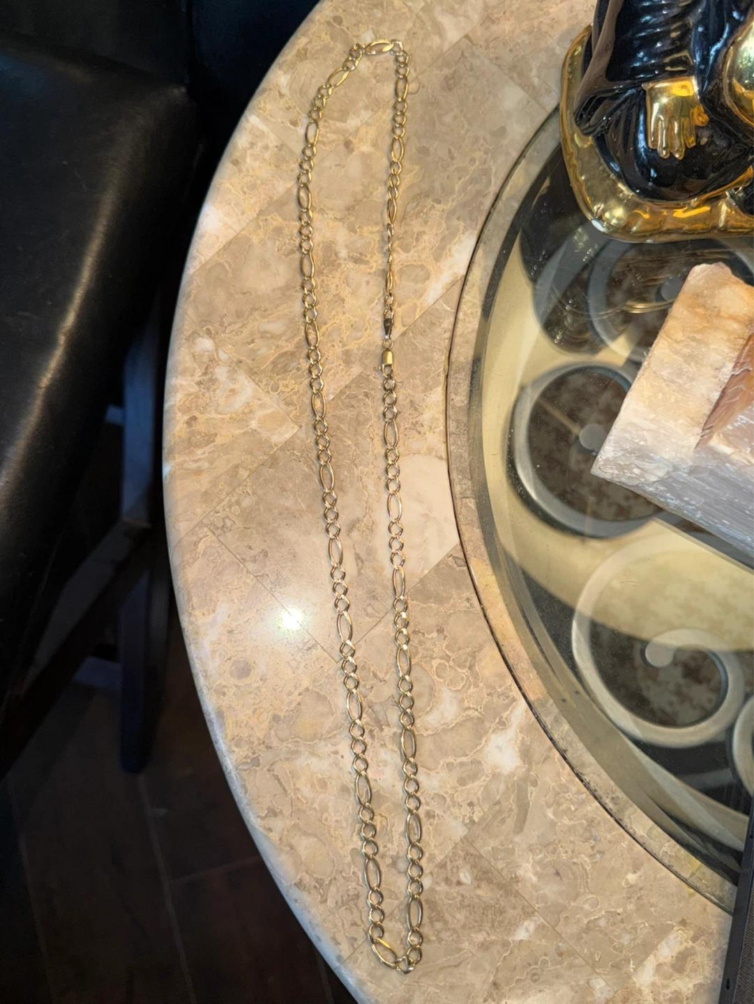 Gold Figaro Chain Necklace