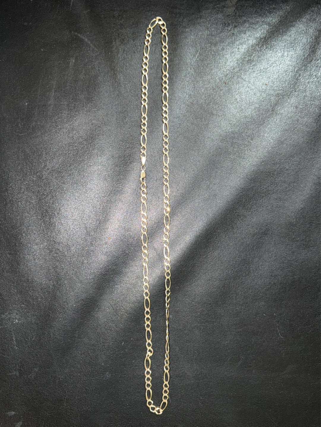 Gold Figaro Chain Necklace - photo 2