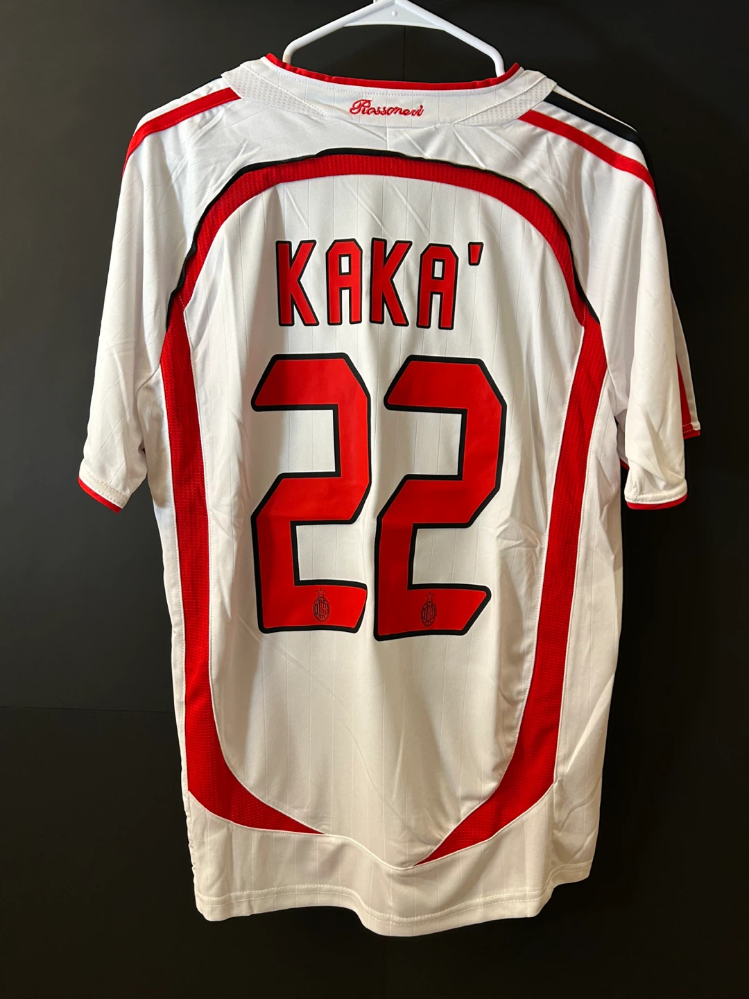 AC Milan Kaka #22 Adidas Champions League Final 2007 Jersey - photo 5