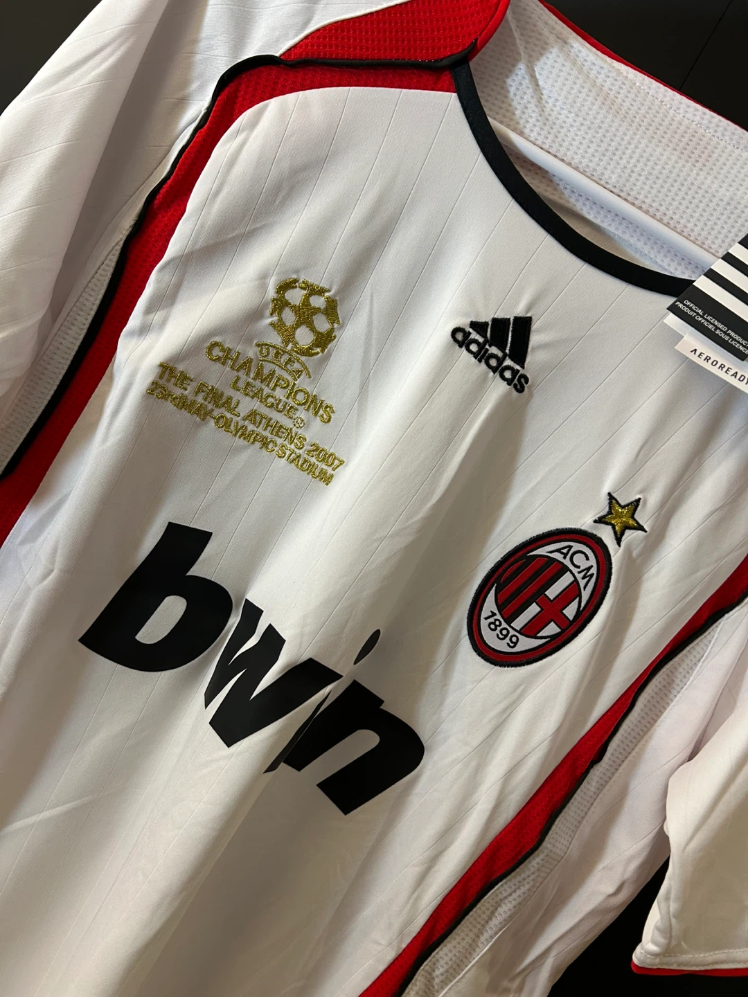 AC Milan Kaka #22 Adidas Champions League Final 2007 Jersey - photo 2