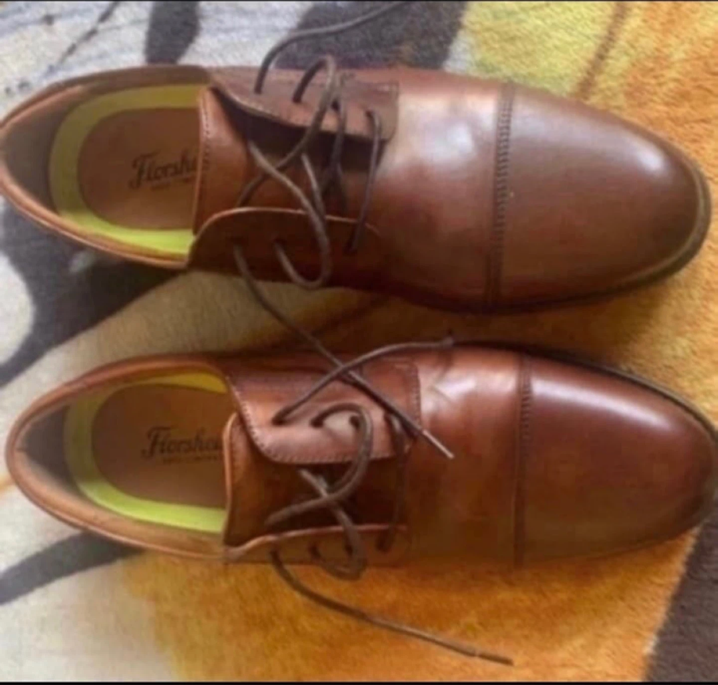 Florsheim Men's Leather Oxford Dress Shoes Brown