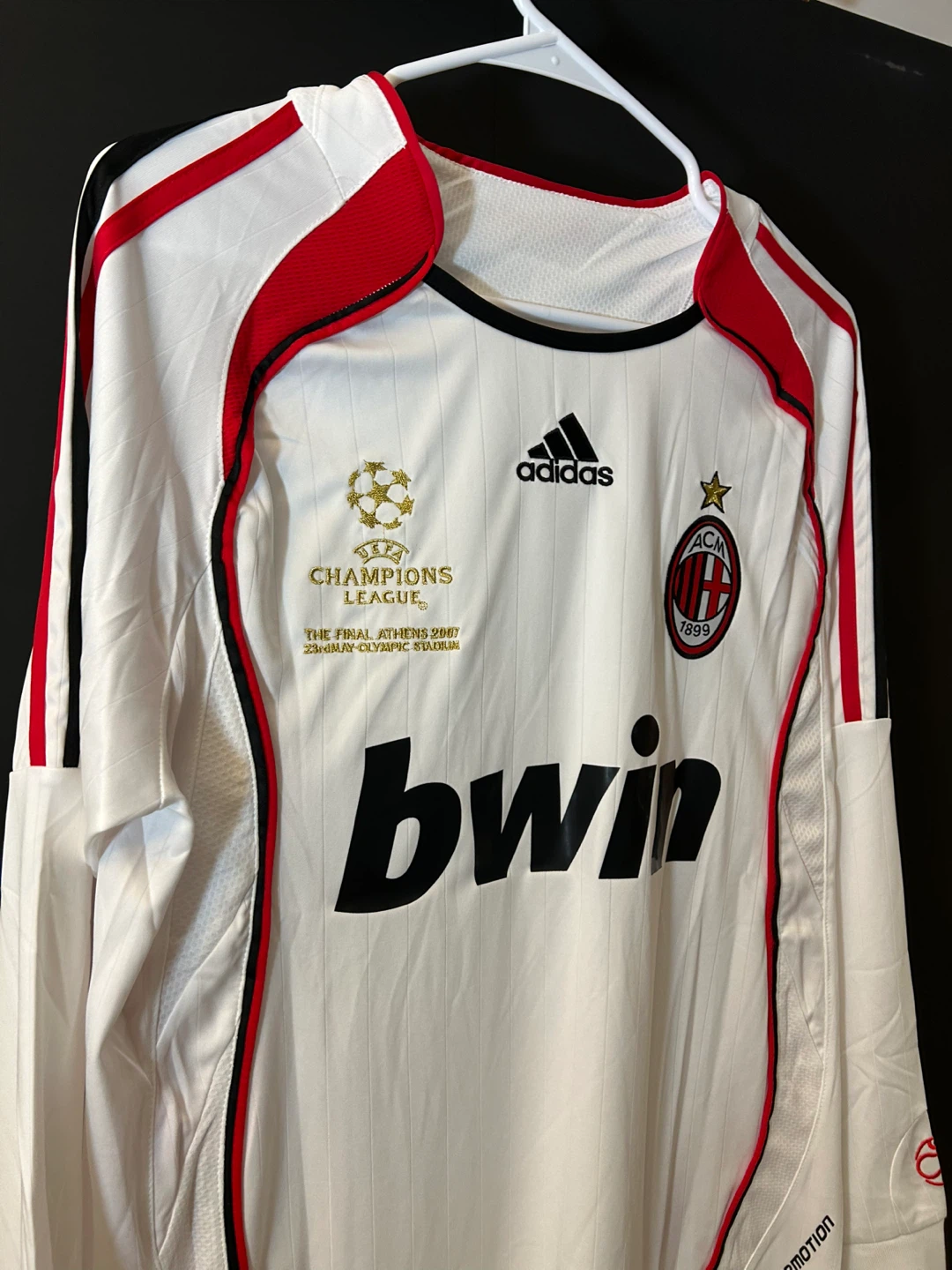 AC Milan Kaka 22 Champions League long sleeve Jersey 2007 - photo 4