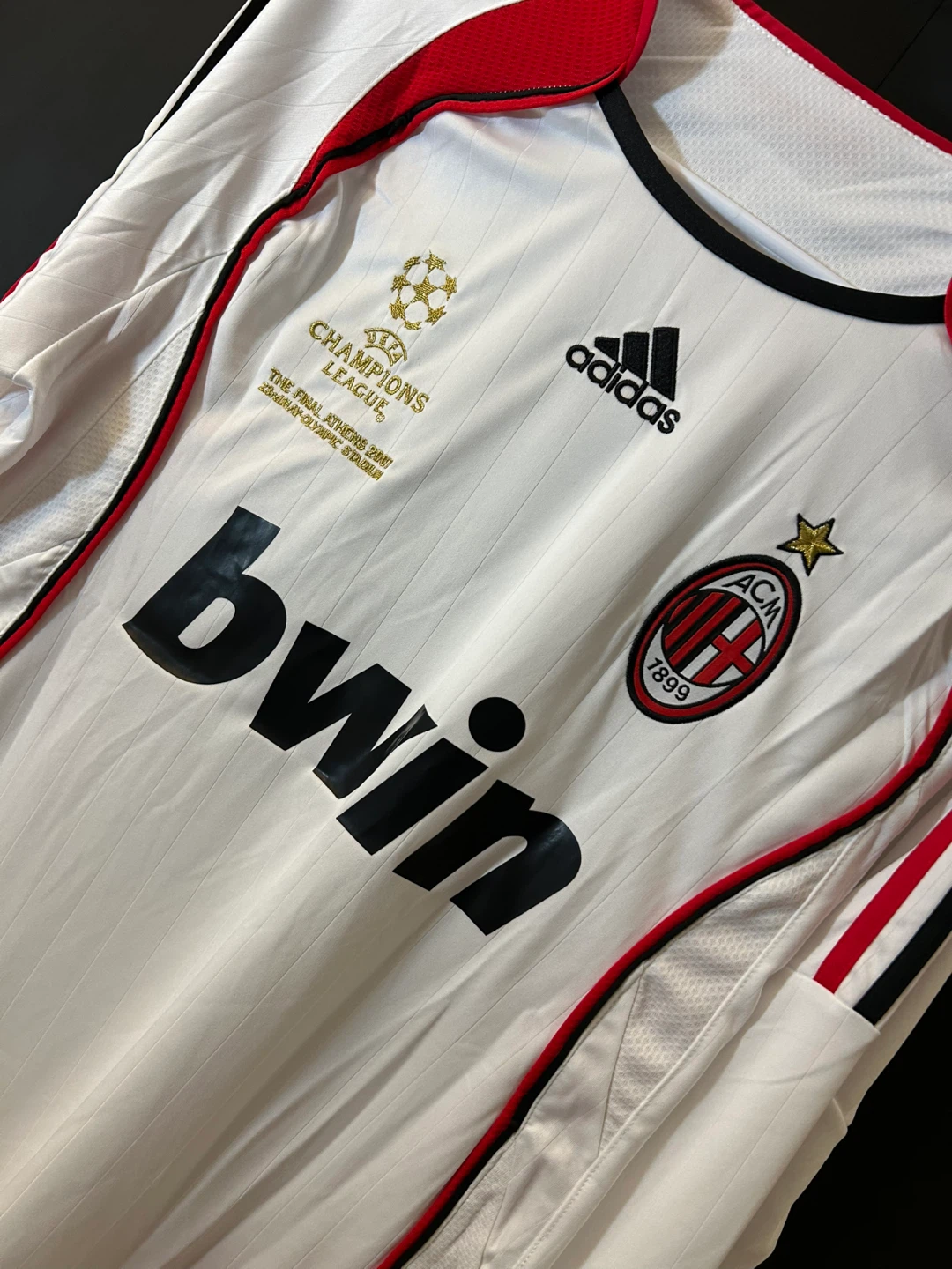 AC Milan Kaka 22 Champions League long sleeve Jersey 2007 - photo 2