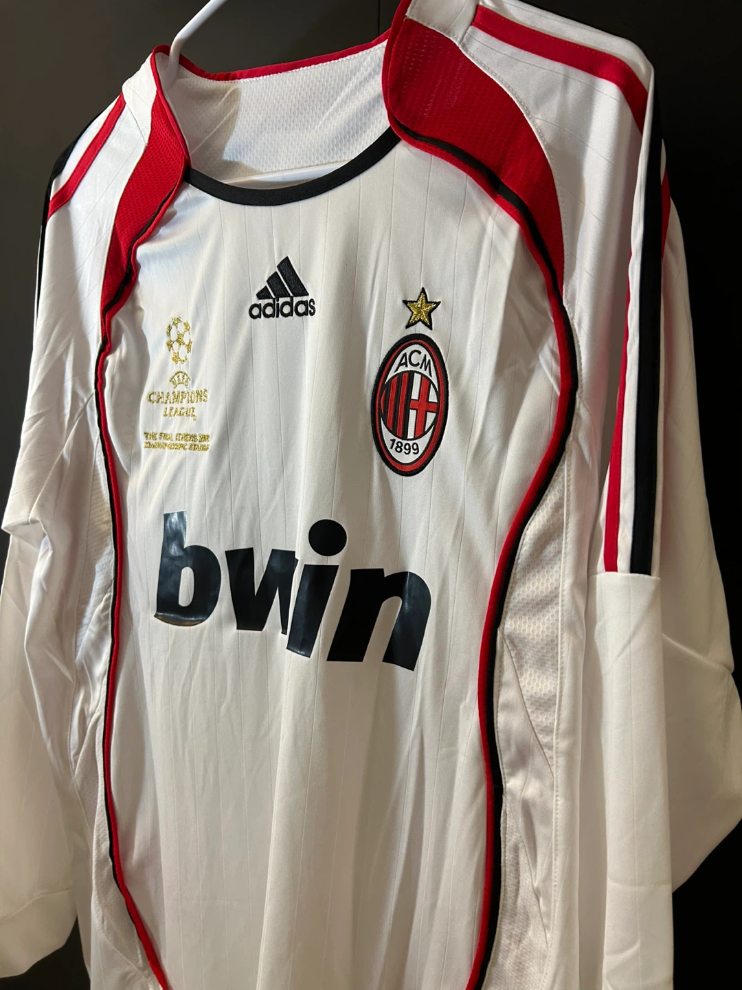 AC Milan Kaka 22 Champions League long sleeve Jersey 2007 - photo 3