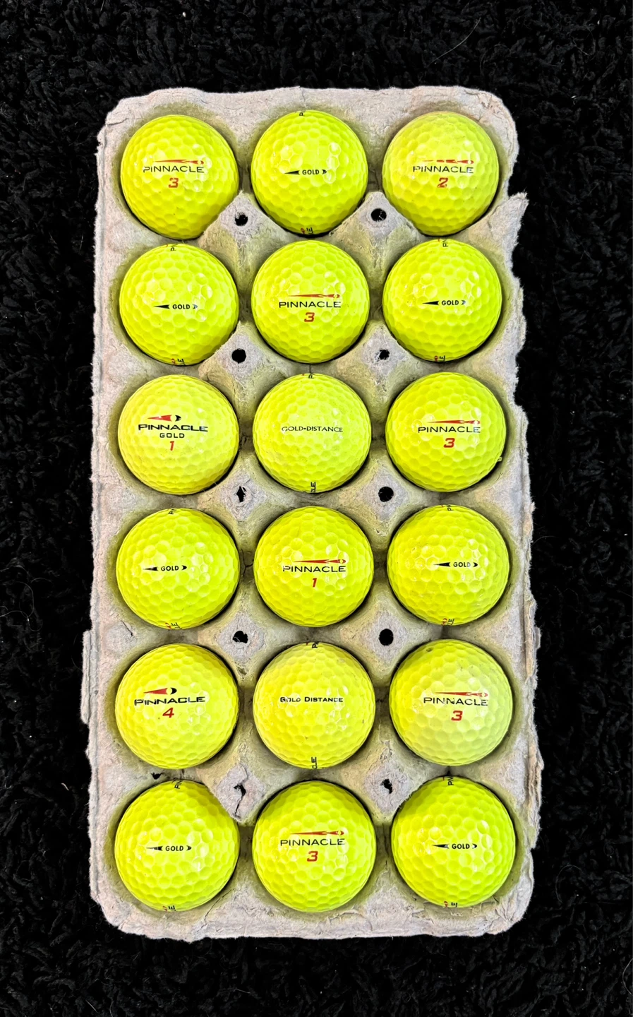 18 Pinnacle Gold Yellow Golf Balls - photo 2