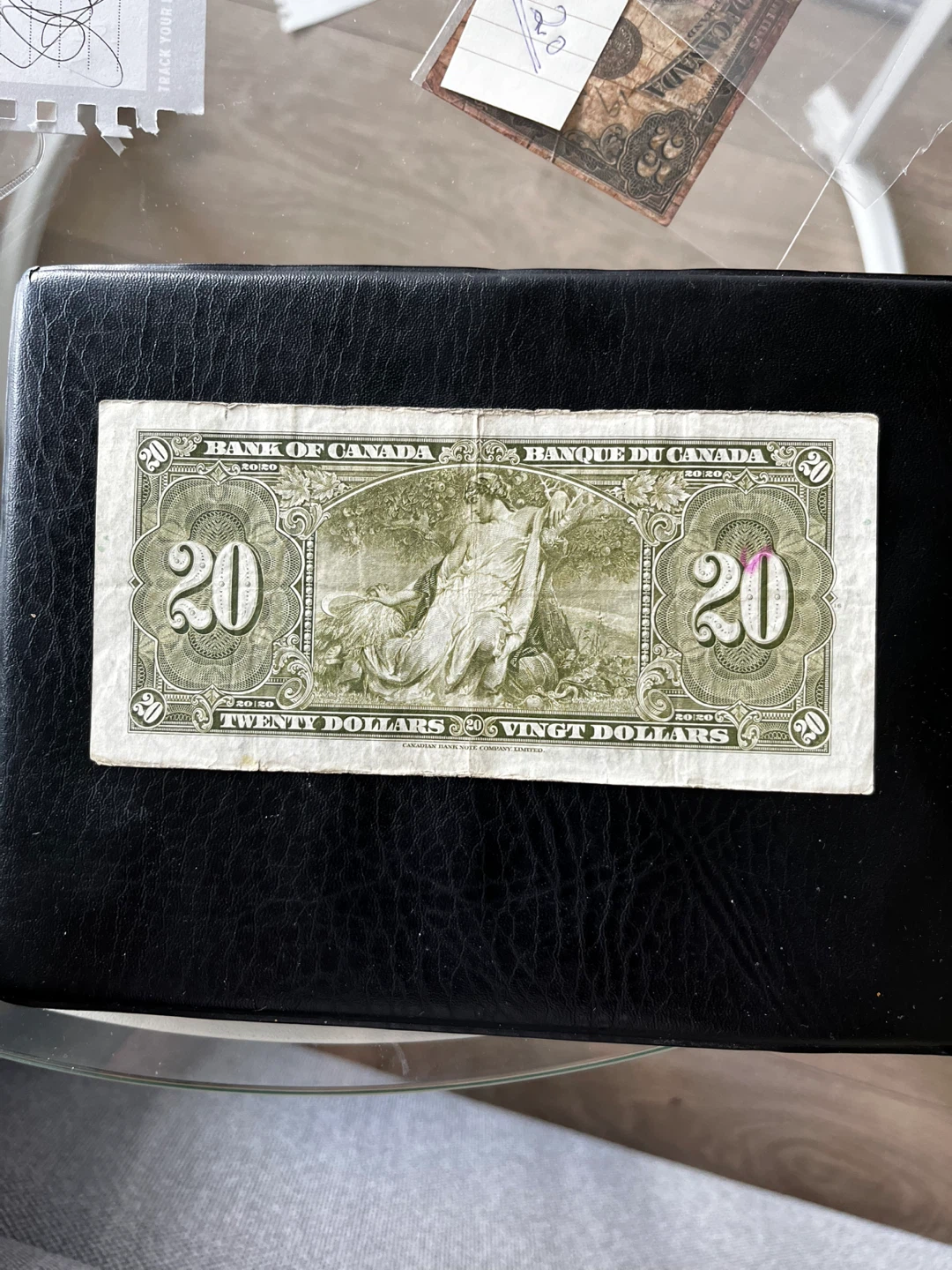 Vintage Bank of Canada $20 Bill - 1937 - photo 2