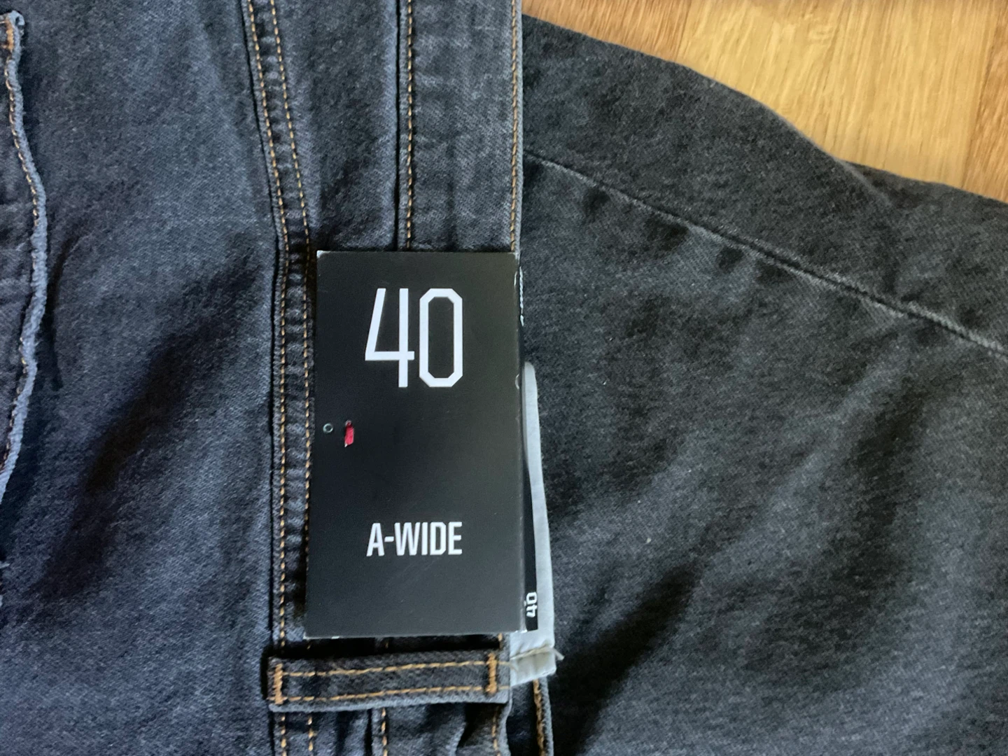 Urban Outfitters A-Wide Jeans - Black - Size 40 - photo 3