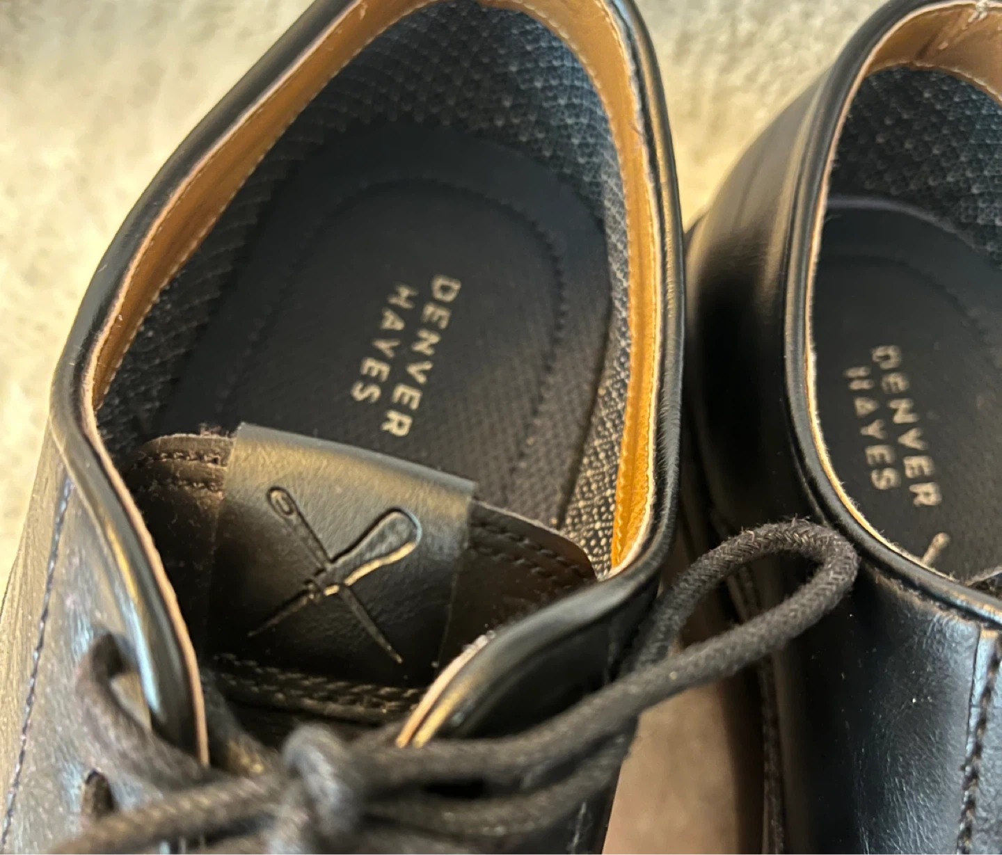 Denver Hayes Black Oxford Shoes Size 9 - photo 3