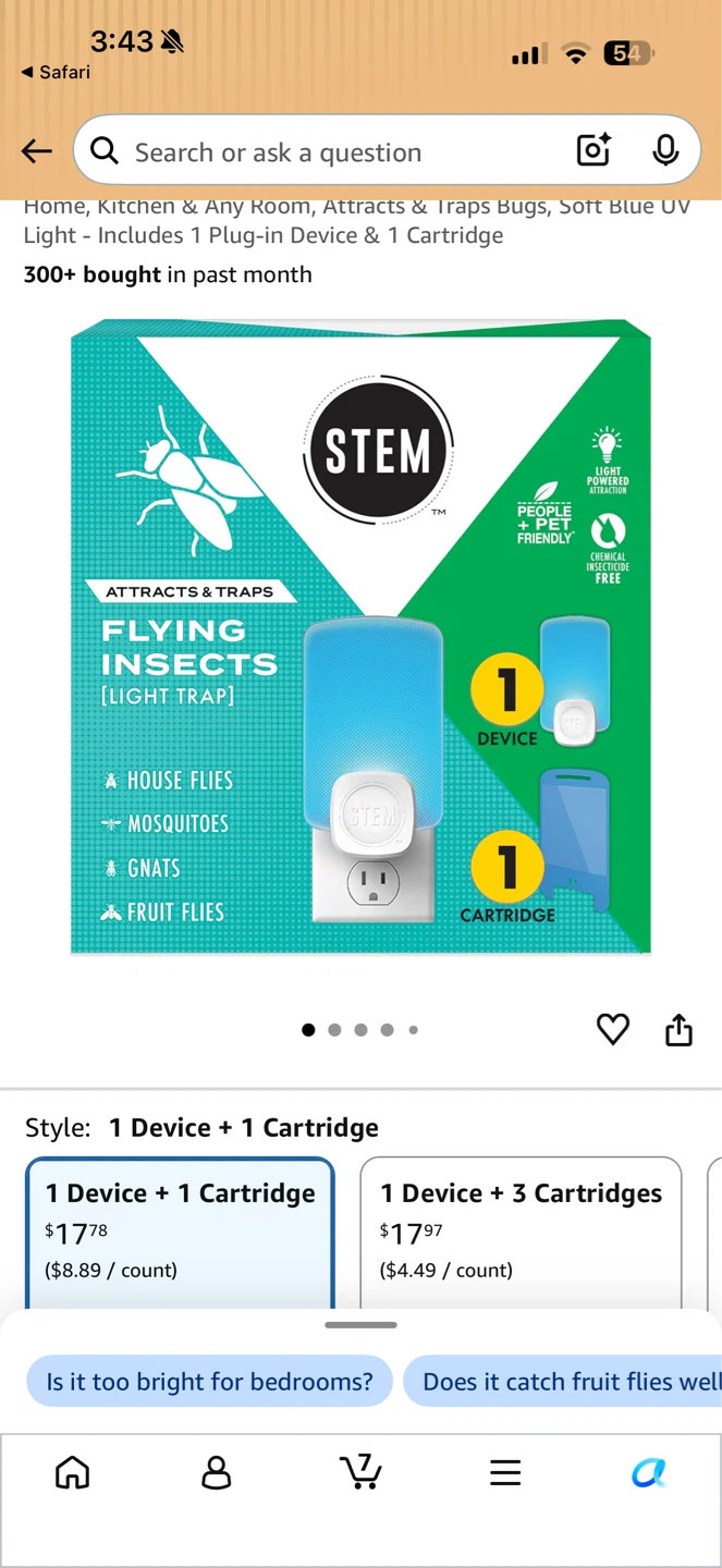 STEM Flying Insect Light Trap with UV Light - photo 4