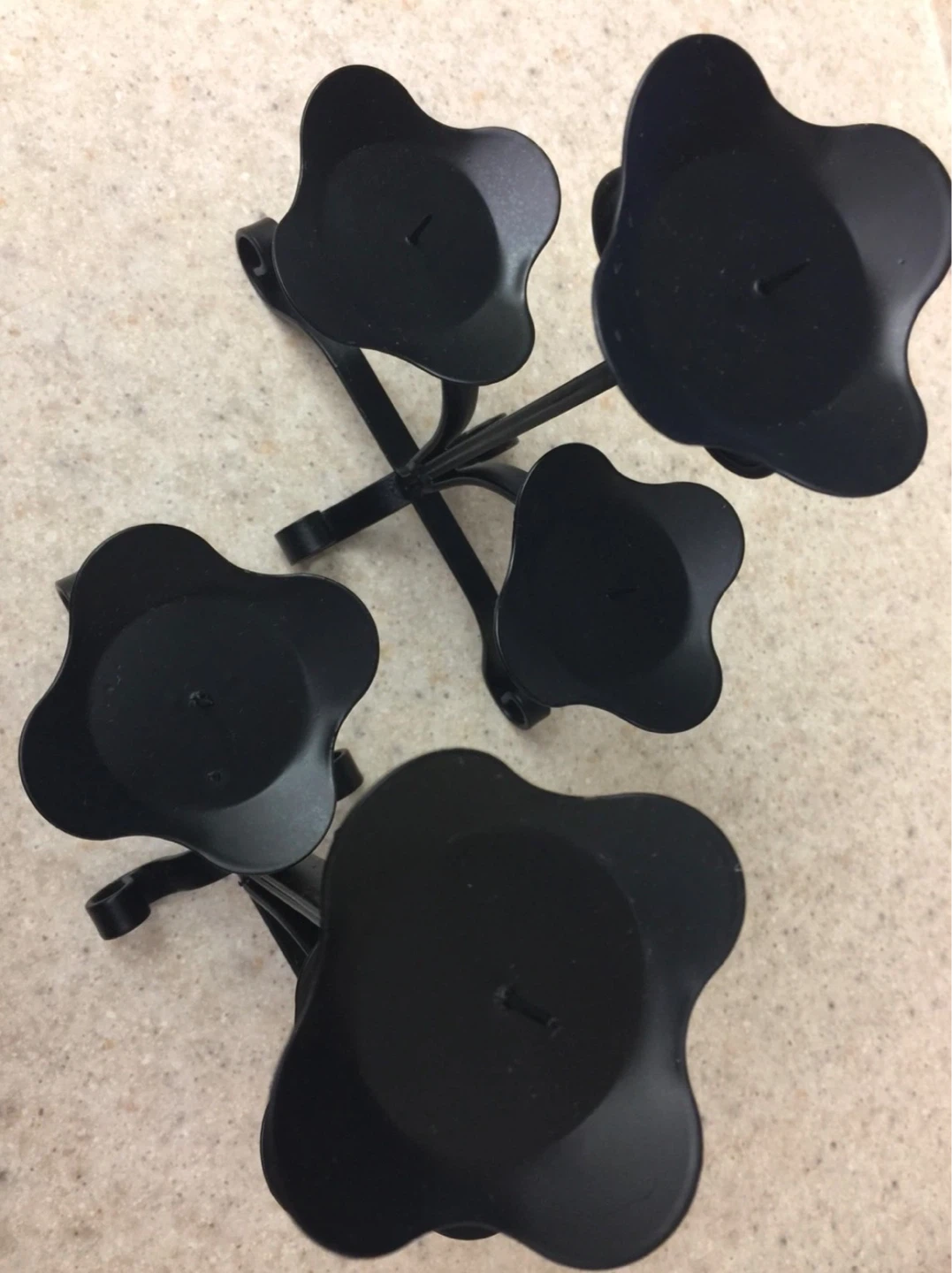 Black Metal Tealight Candle Holder