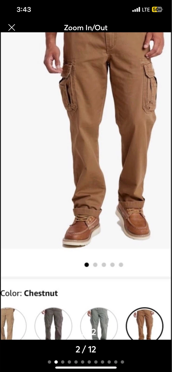 Unionbay Survivor Cargo Pants - Chestnut - photo 2