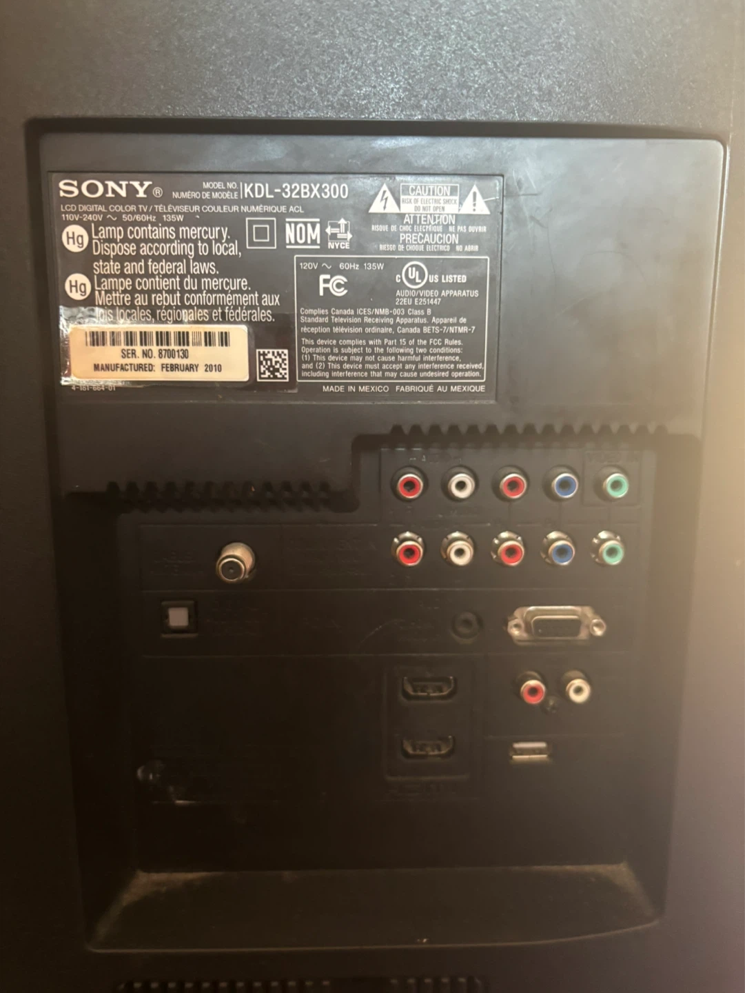Sony KDL-32BX300 LCD TV - photo 2