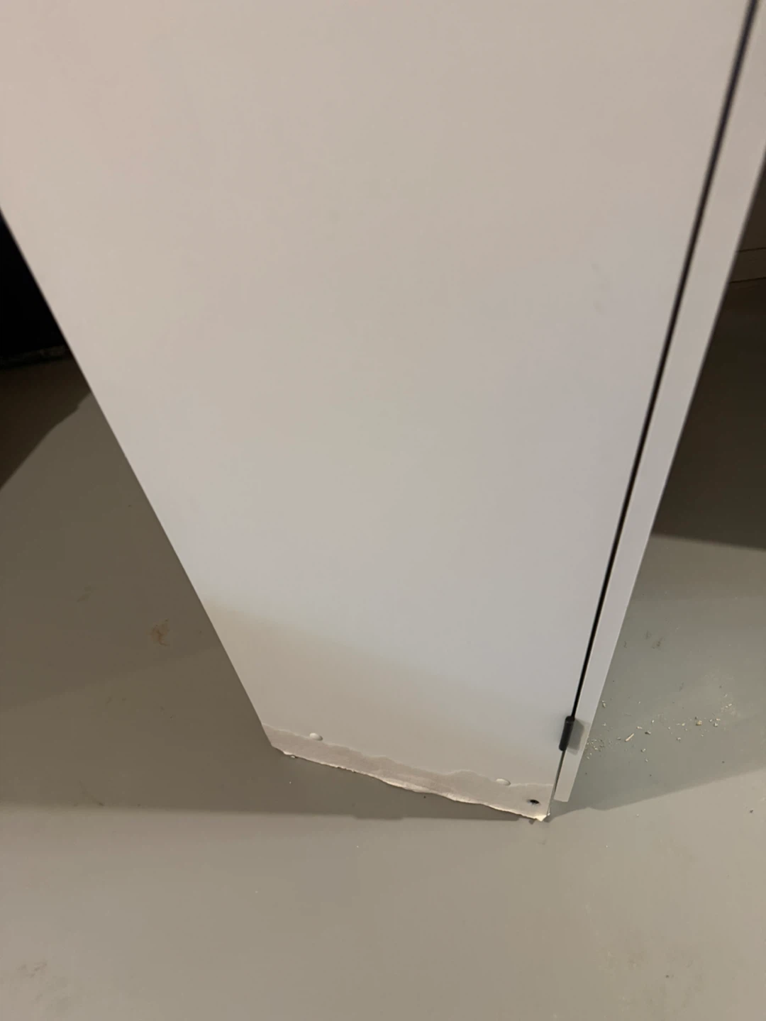 White Two-Door Storage Cabinet with Shelves - photo 4