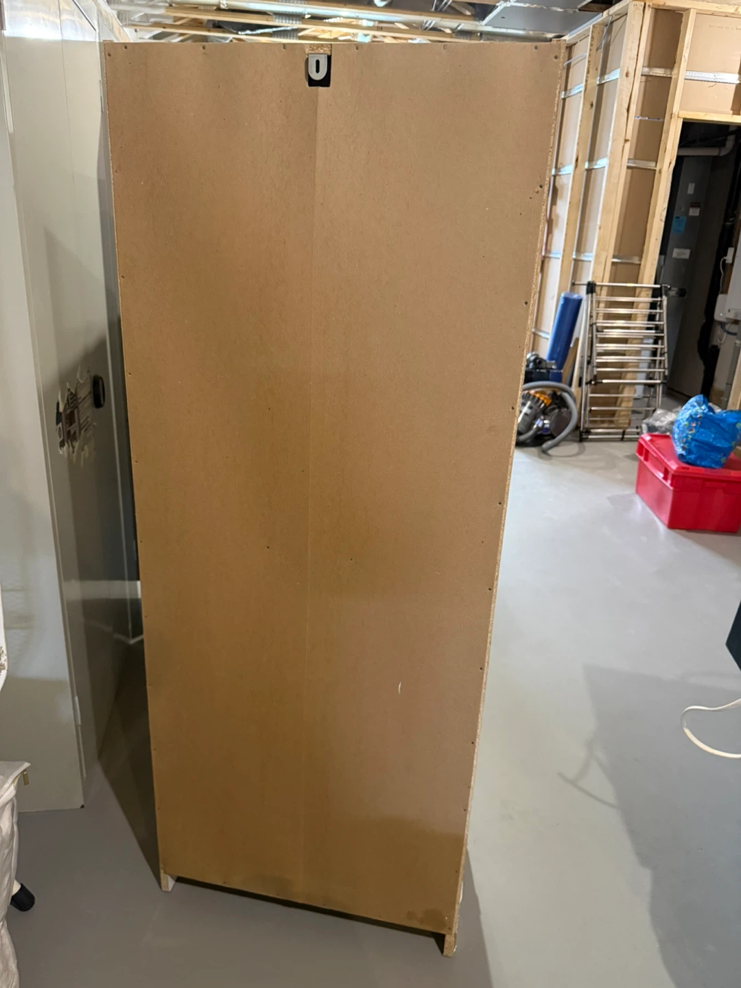 White Two-Door Storage Cabinet with Shelves - photo 3