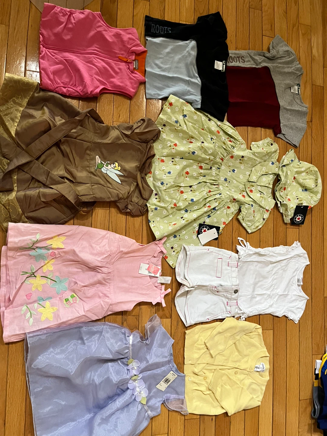 Assorted Girls' Clothing - Roots, Disney, and More