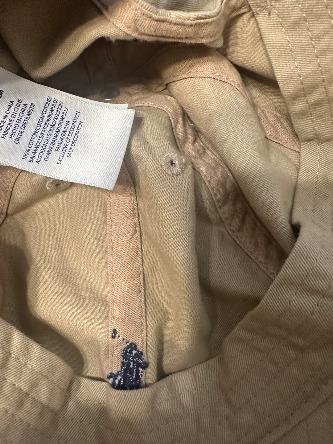 Polo Ralph Lauren Tan Baseball Cap - photo 2
