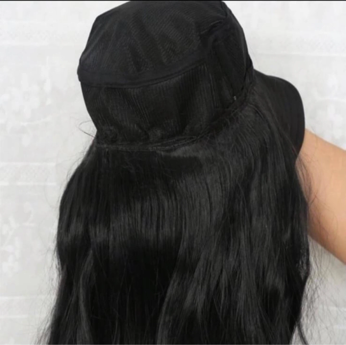 Fisherman’s hat with Synthetic Heat Resistant Wig  26 Inches - photo 3