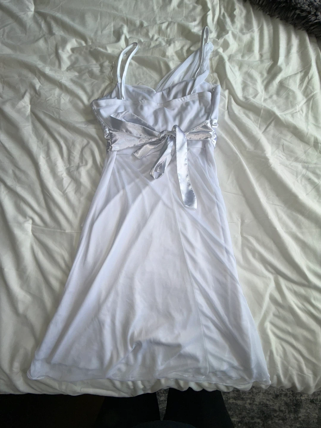 Women's White Dress Size L - photo 3