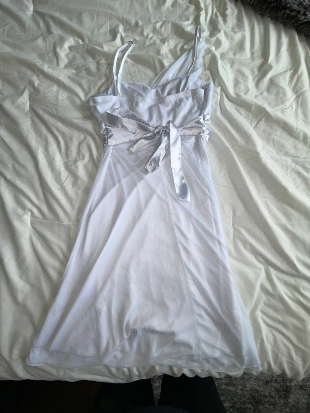 Women's White Dress Size L - photo 3