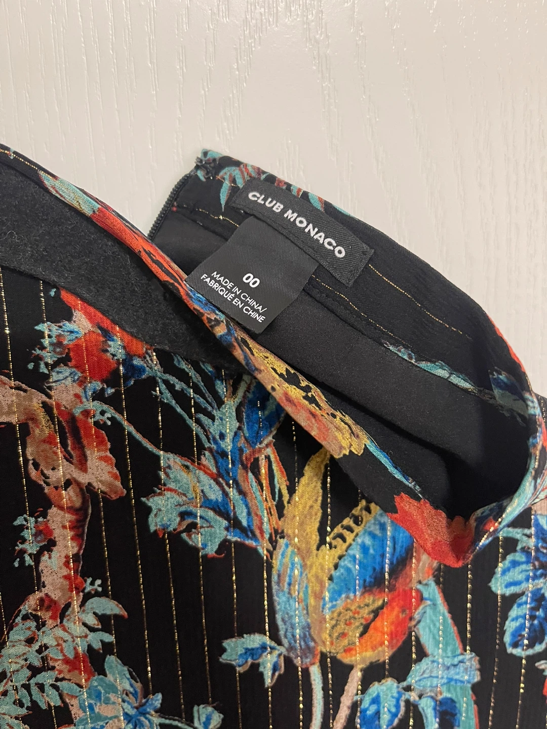 Club Monaco Women's Floral Print Midi Skirt Size 00 - photo 2