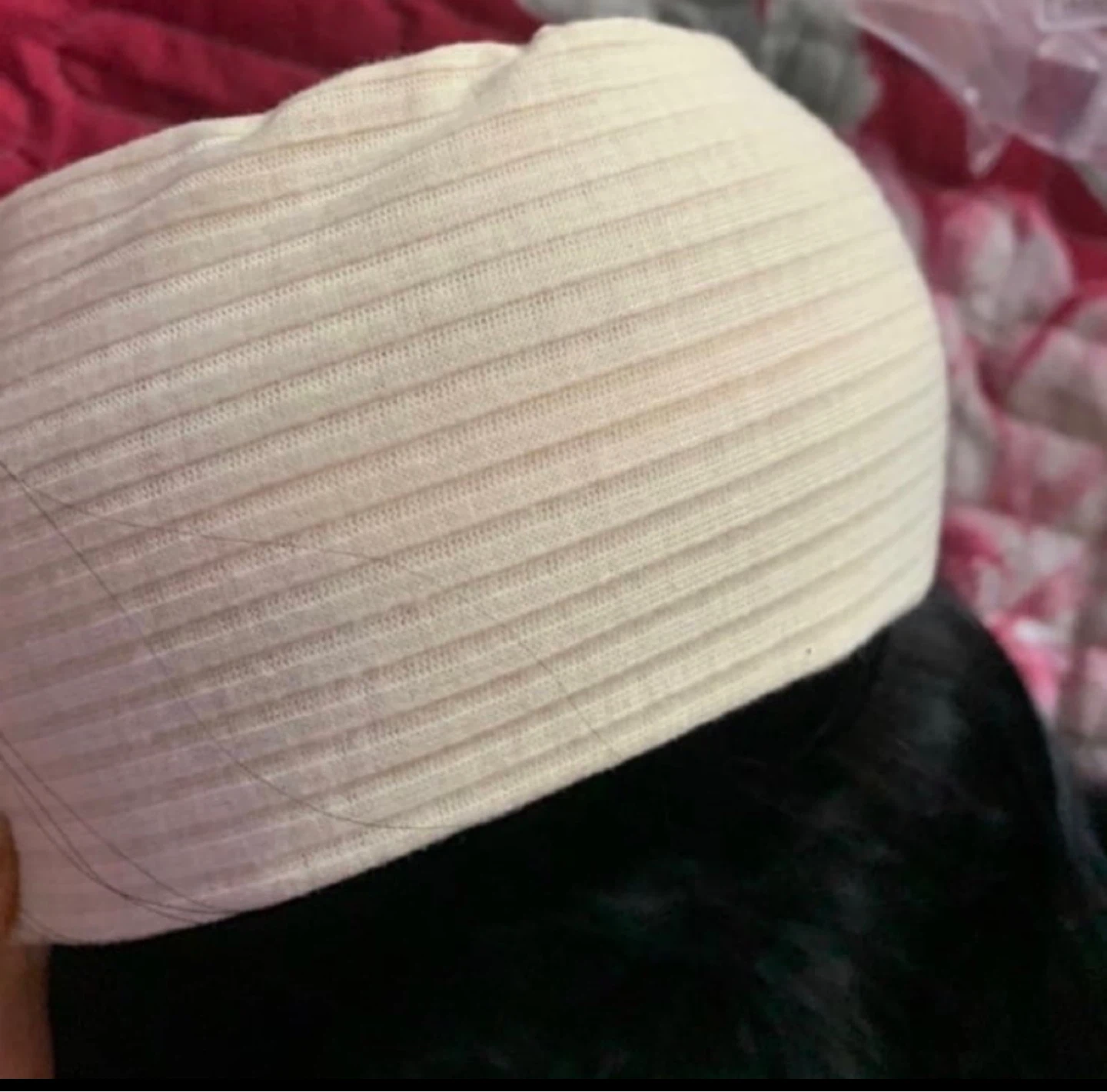 Black Wavy Hair Extension with Headband - photo 2