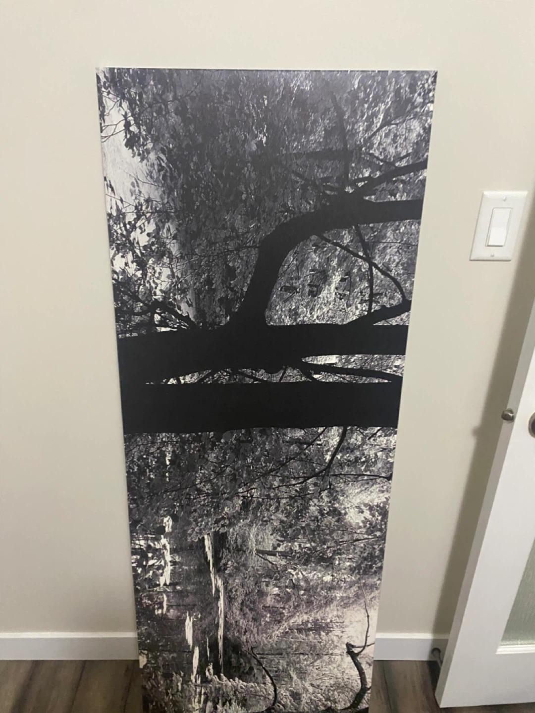 Black and White Tree Canvas Wall Art
