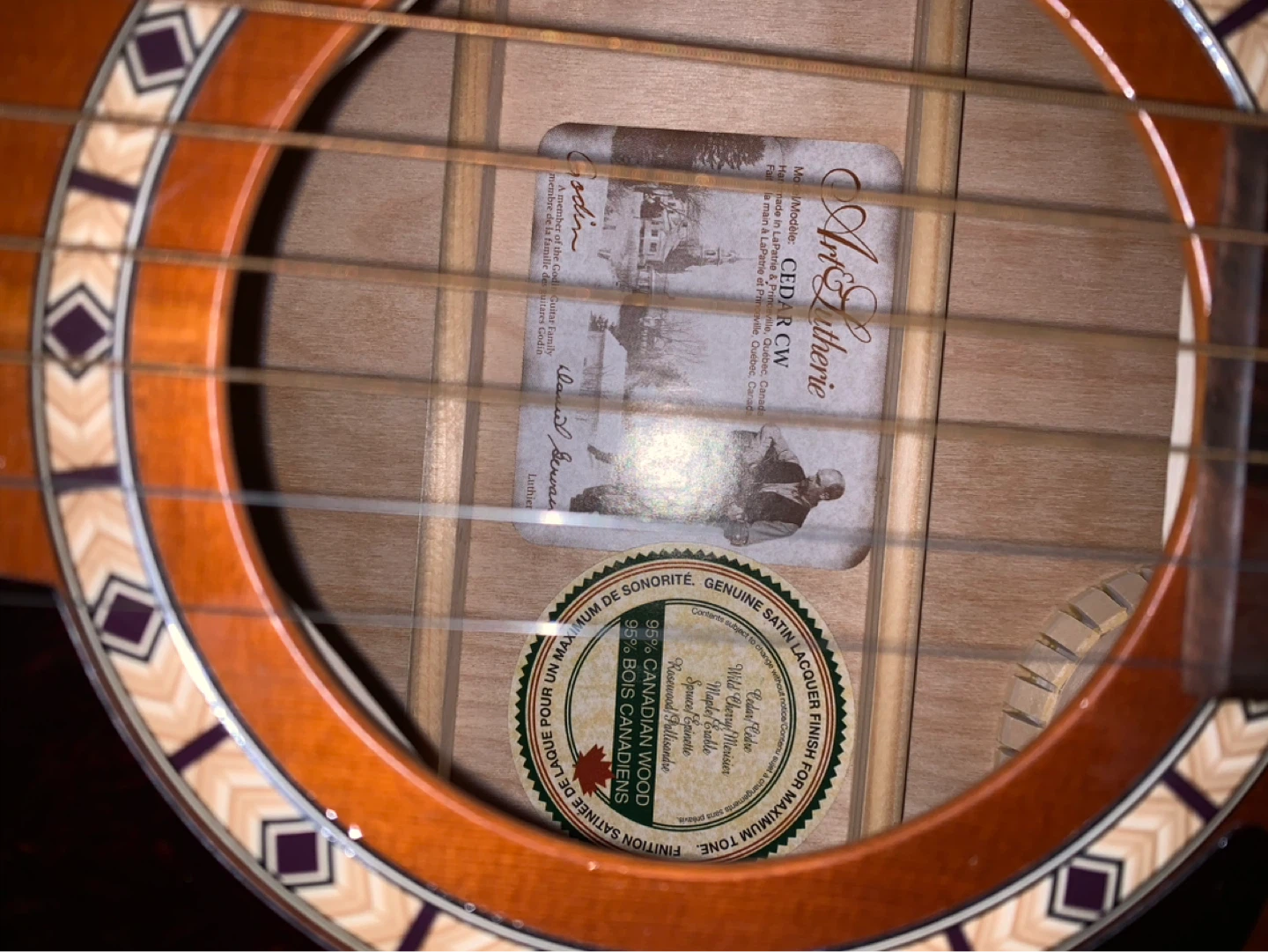 Art & Lutherie "Cedar CW" Acoustic Guitar - photo 3