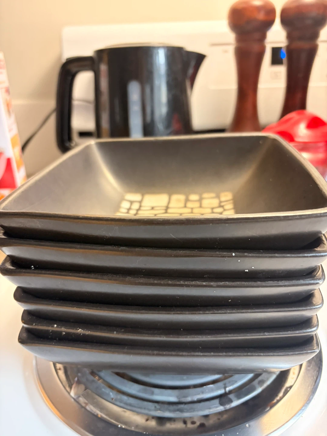 Set of 4 Square Serving Bowls - photo 2