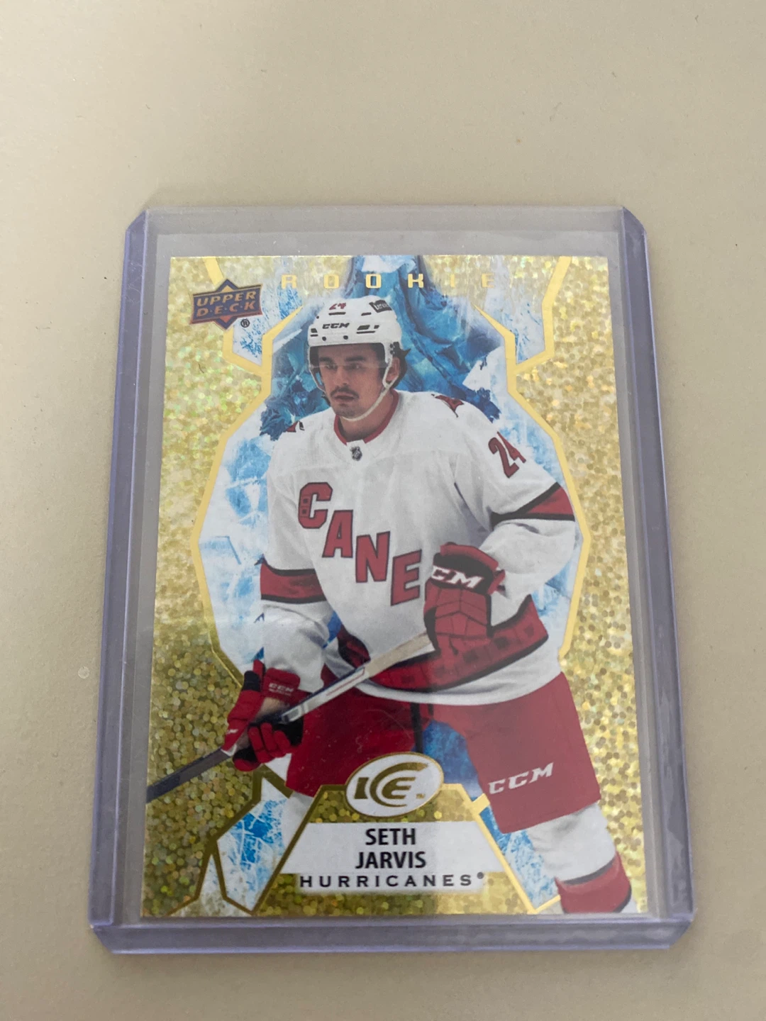 Upper Deck Seth Jarvis 2021-22 UD ICE Hockey Card