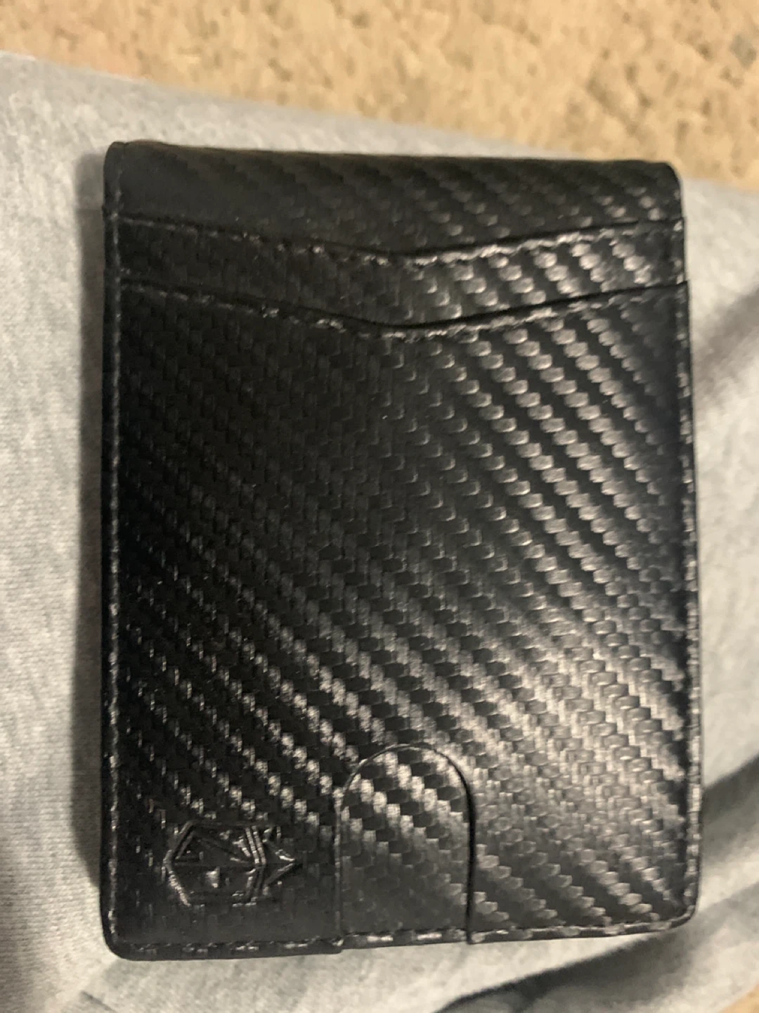 Carbon Fiber Bifold Wallet with Money Clip