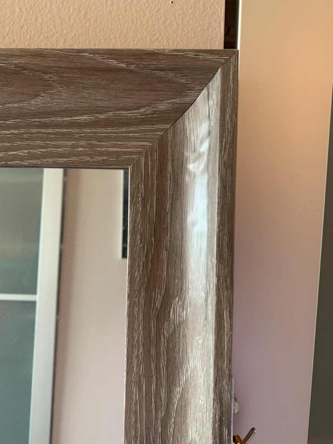 Full Length Wood Grain Mirror - photo 2