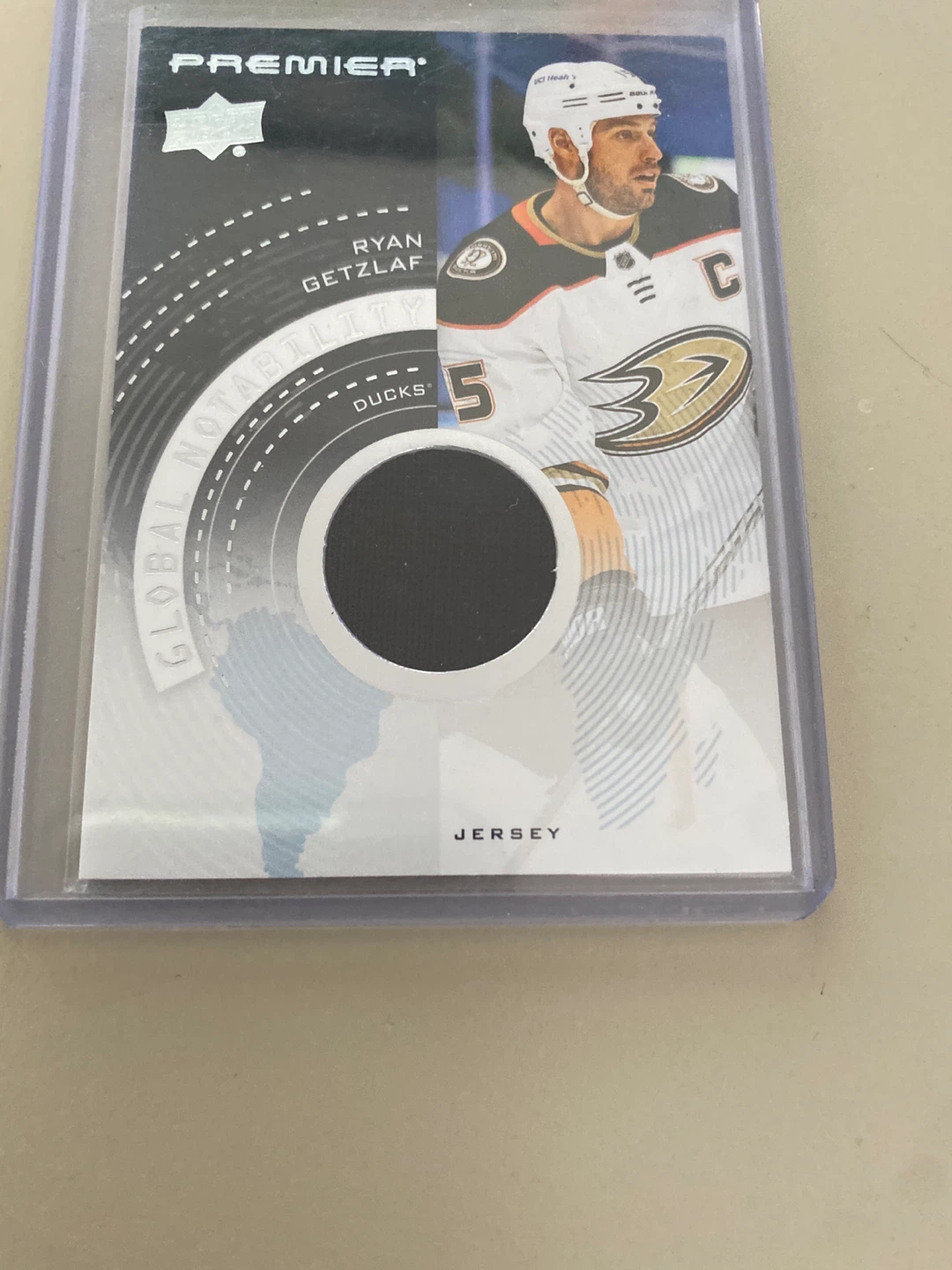 Upper Deck 2023-24 Premier Hockey Ryan Getzlaf Jersey Card