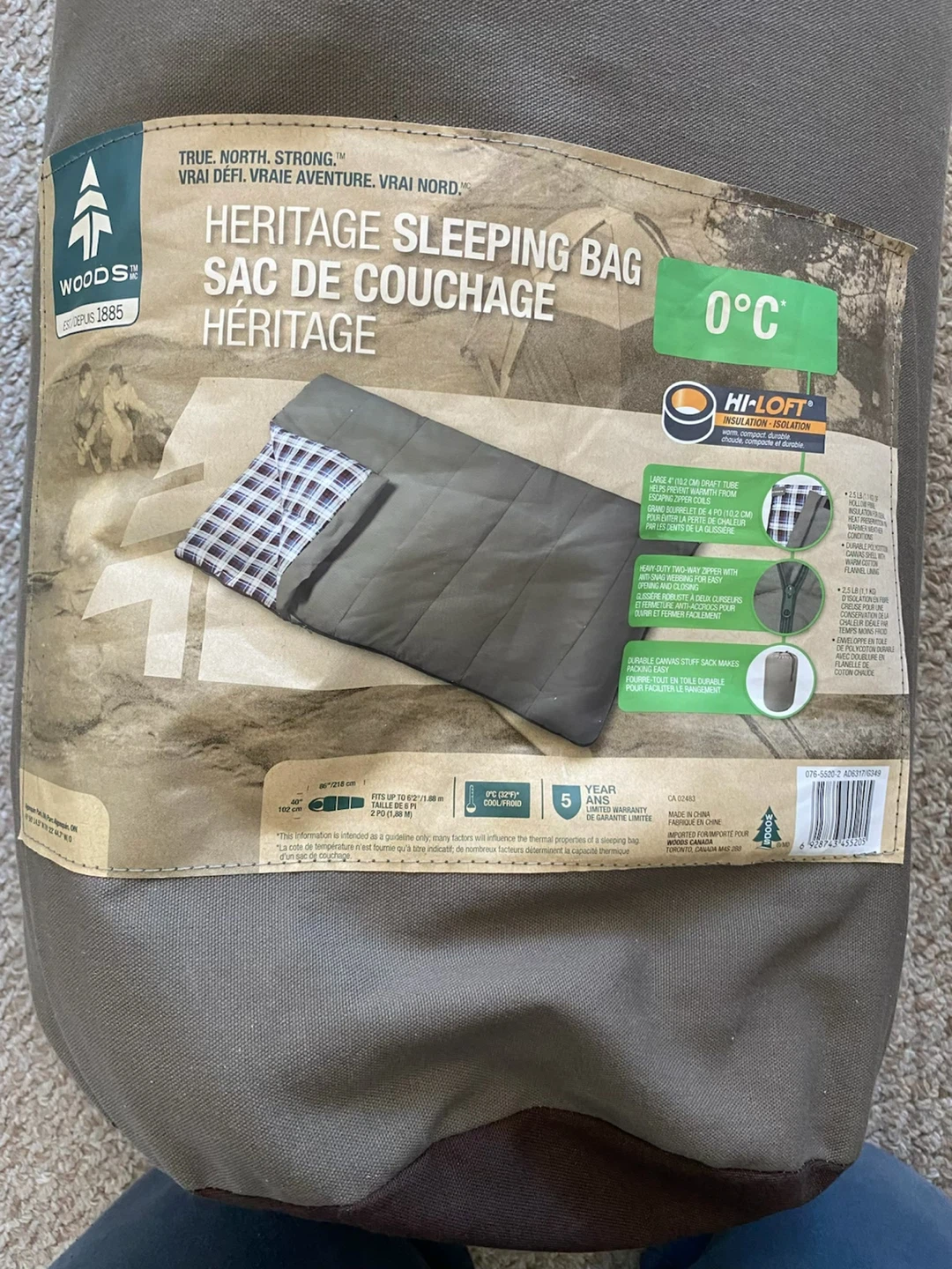 Woods Heritage Sleeping Bag - 0°C - photo 2