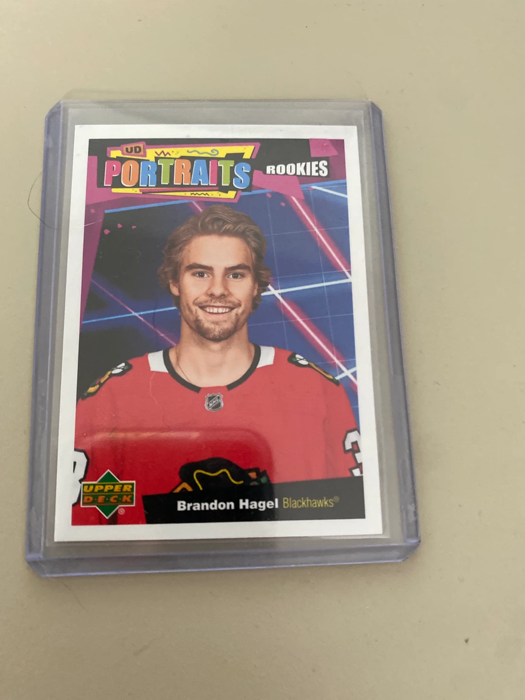 Upper Deck Portraits Rookies Brandon Hagel Hockey Card