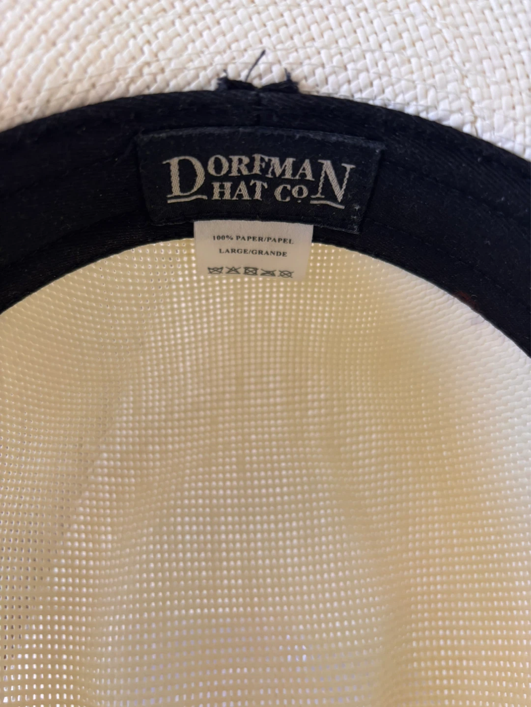 Dorfman Hat Co. Paper Fedora Hat - photo 3