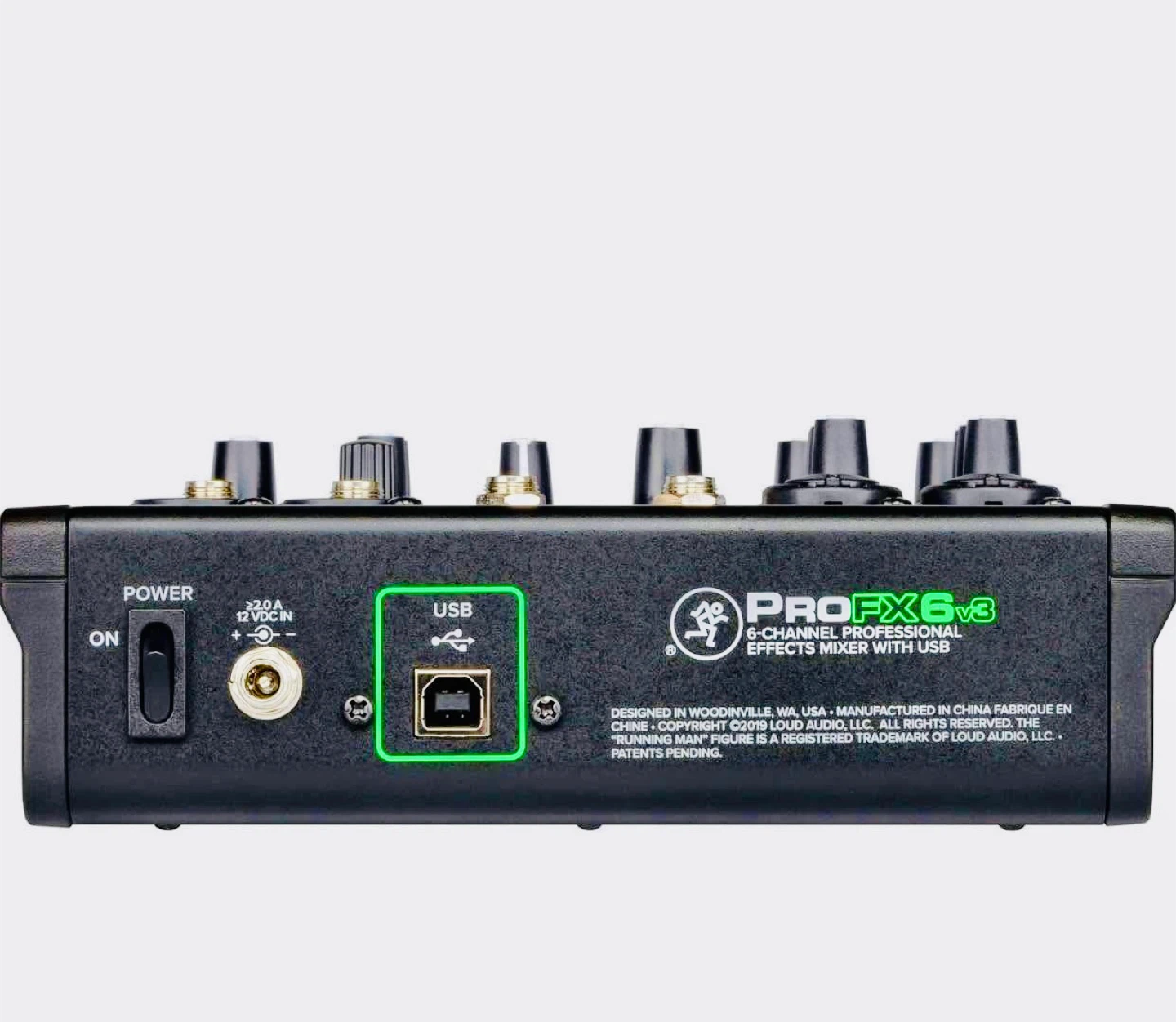 Mackie ProFX6 v3 6-Channel Professional Effects Mixer with USB - photo 3