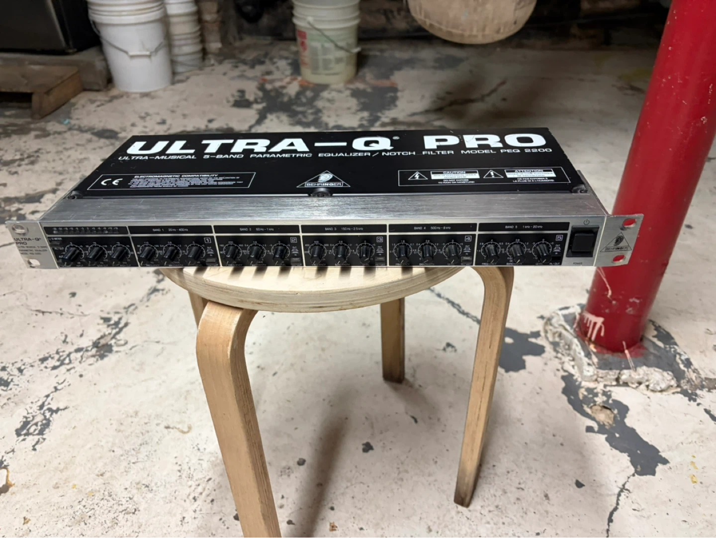 Behringer Ultra-Q Pro PEQ2200 5-Band Parametric Equalizer - photo 2