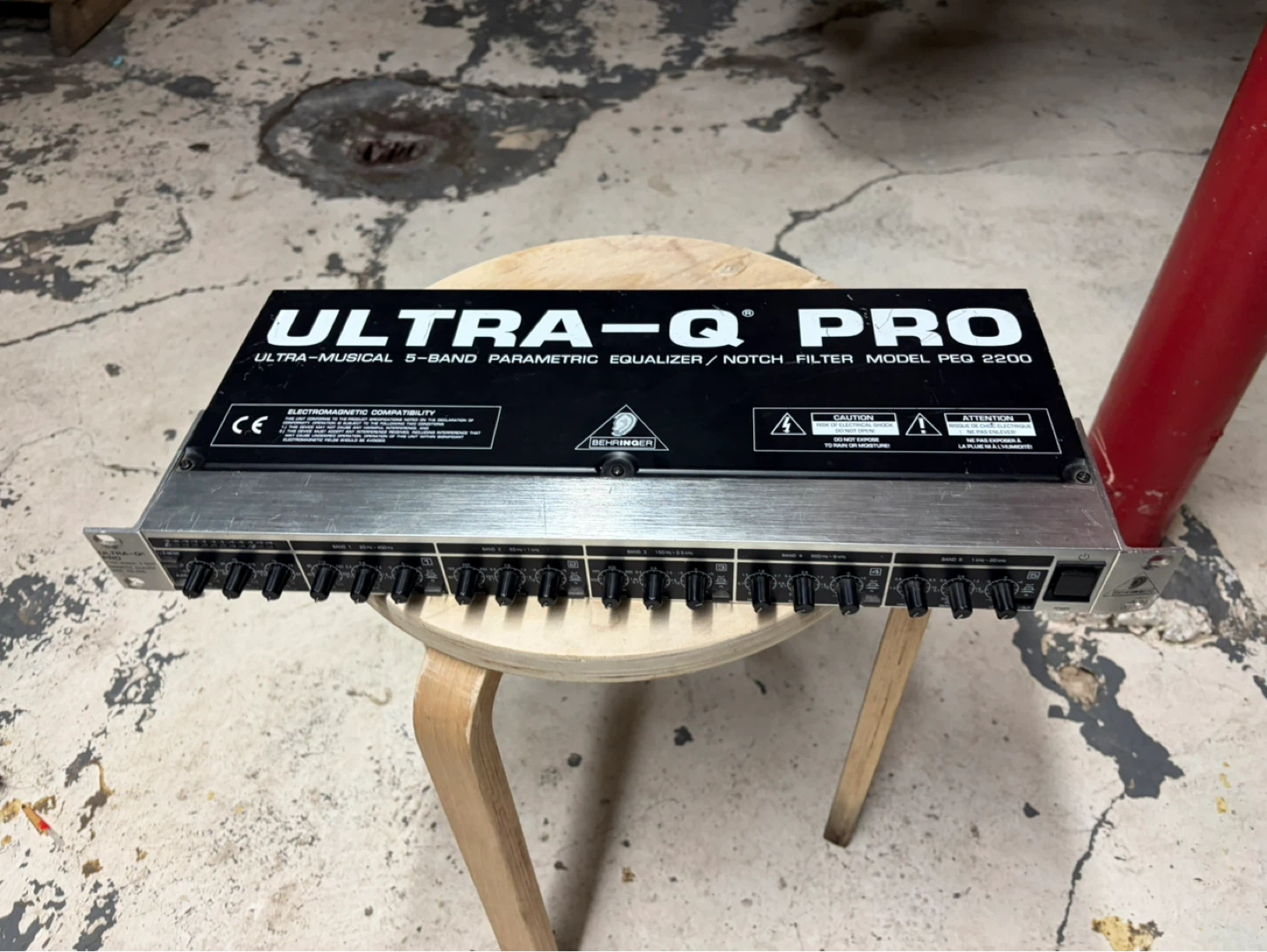 Behringer Ultra-Q Pro PEQ2200 5-Band Parametric Equalizer