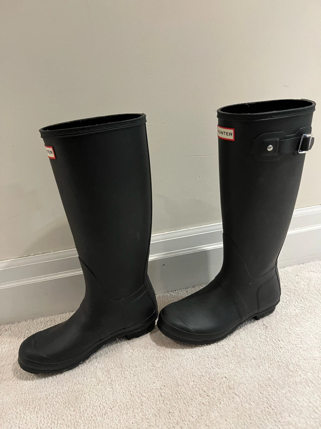 Hunter Original Tall Gloss Rain Boots with Fleece Liners - photo 4