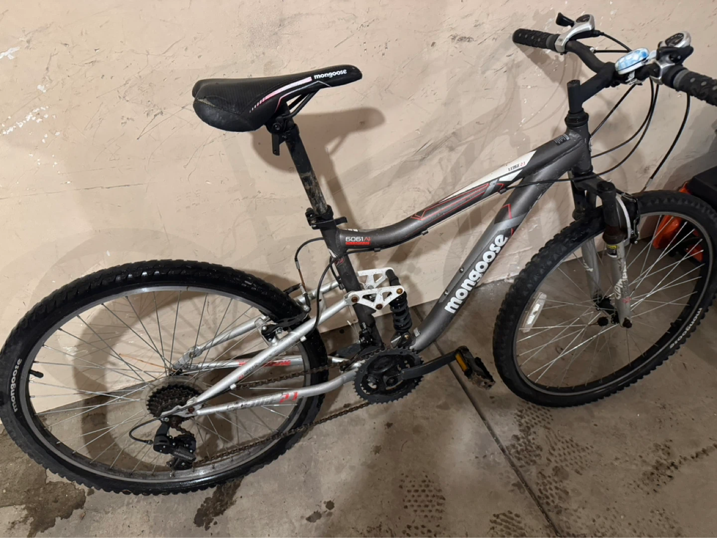 Men’s Mongoose Full Suspension Aluminum Mountain Bike - photo 3