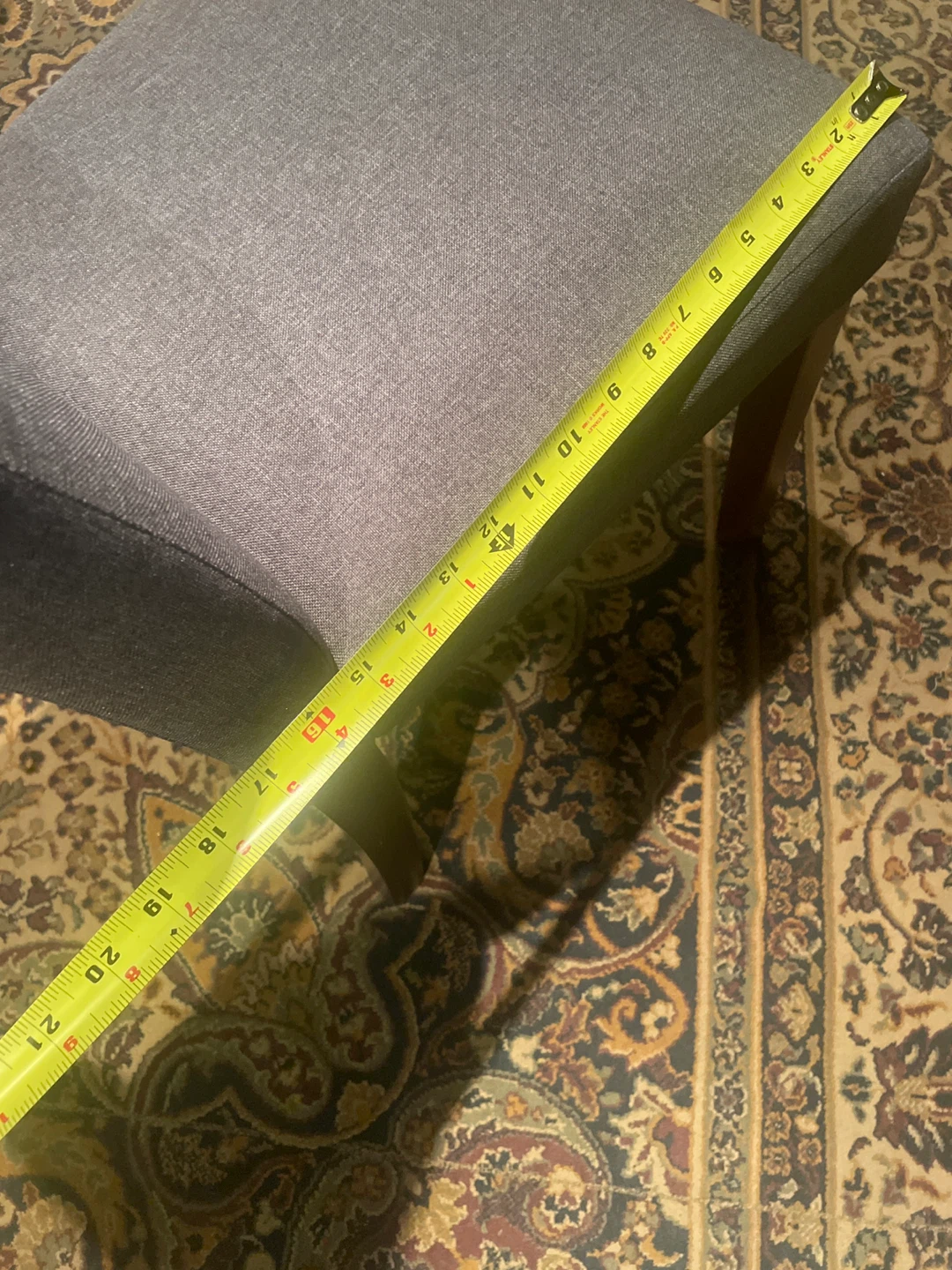 Grey Fabric Dining Chair - photo 3