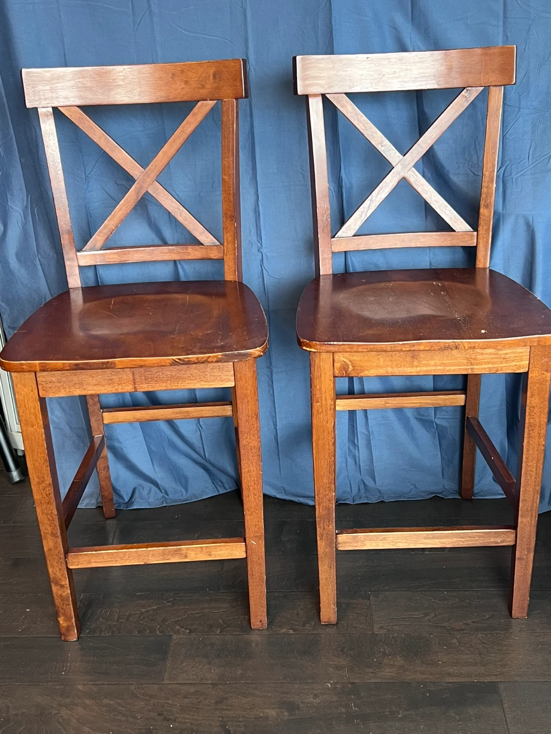 X-Back 24” Bar Stool - Vintage Look (2)