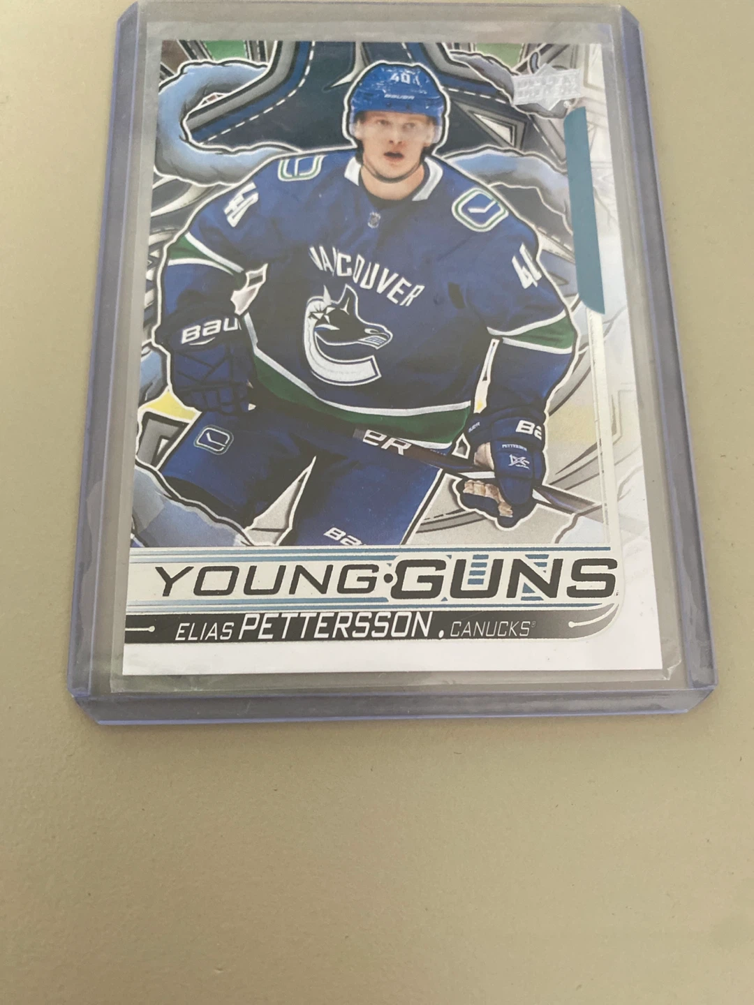 2024-25 Upper Deck Young Guns Elias Pettersson Hockey Card