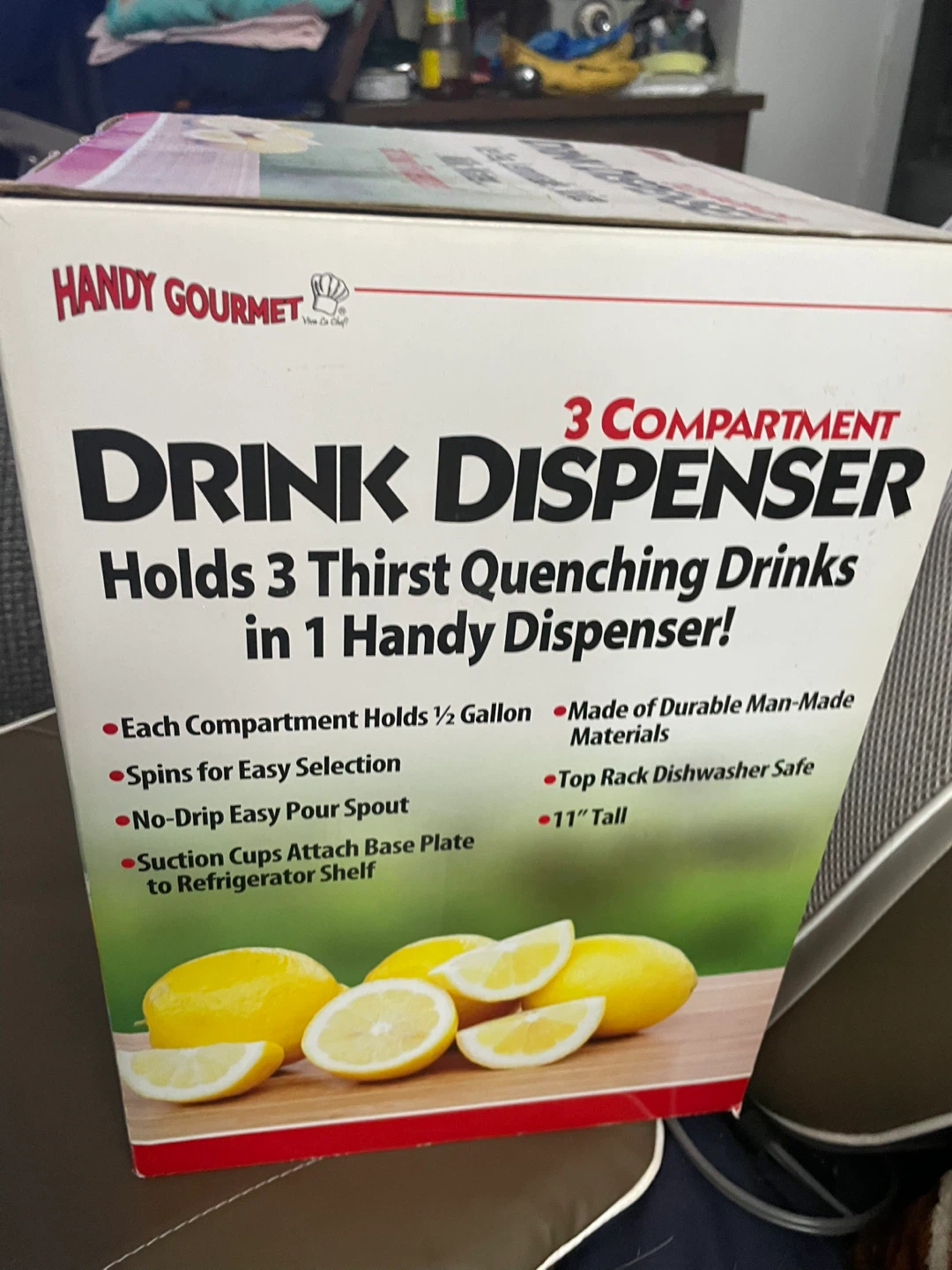Handy Gourmet 3 Compartment Drink Dispenser - photo 2