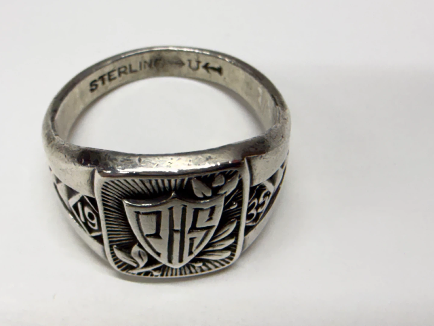 Sterling Silver Class Ring 1935 - photo 2